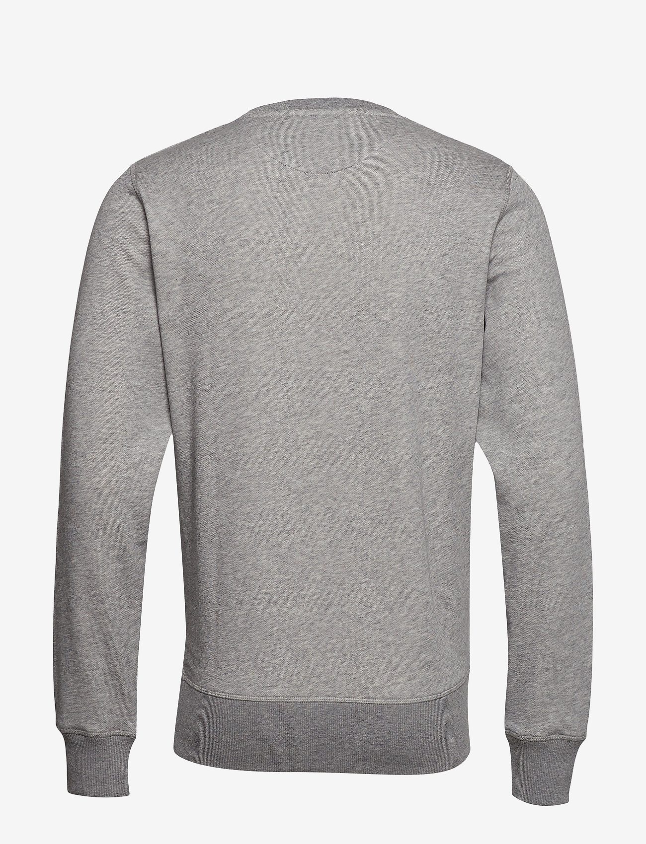 GANT - D1. GRAPHIC C-NECK SWEAT - grey melange - 1