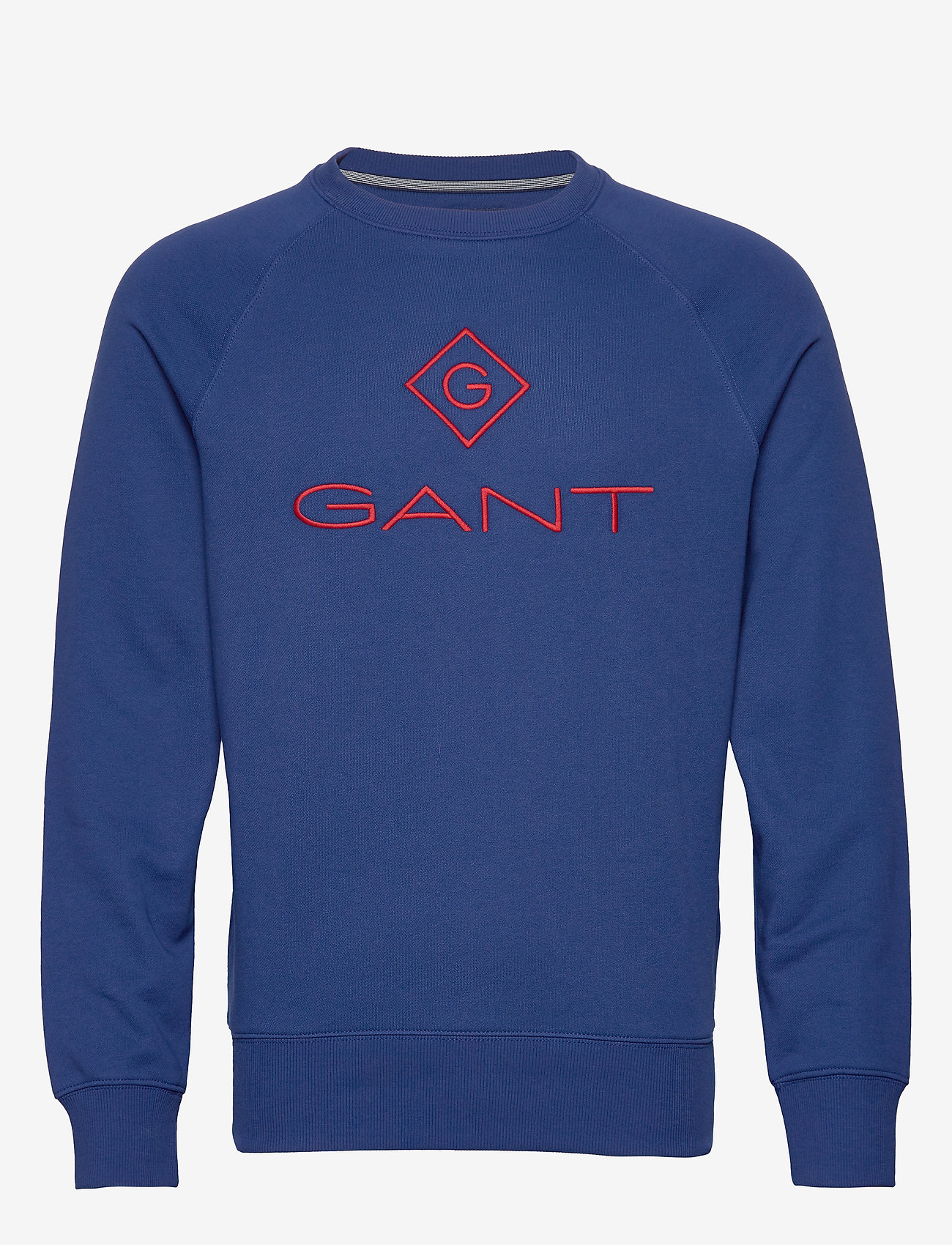GANT - D1. COLOR LOCK UP C-NECK - crisp blue - 0