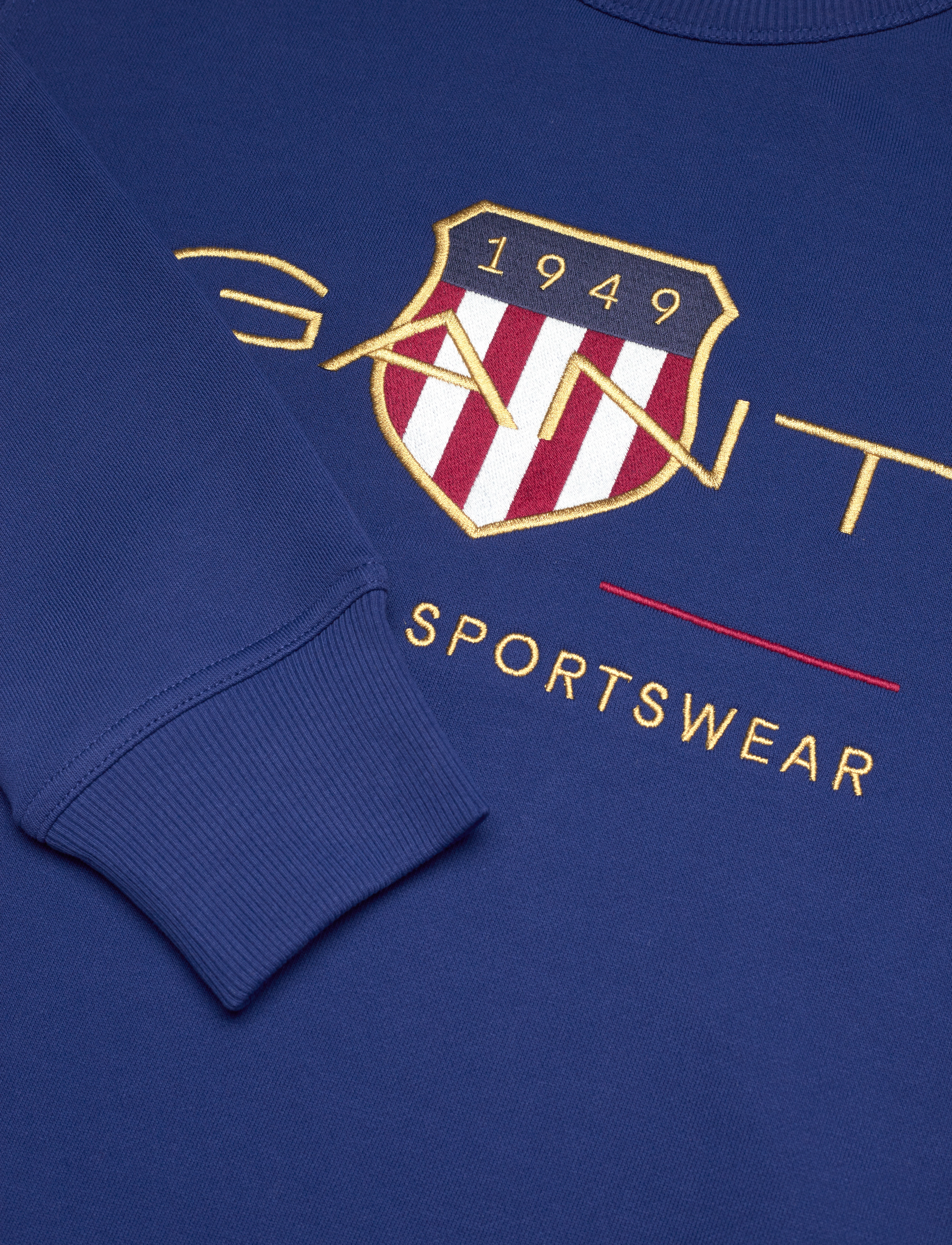 GANT - ARCHIVE SHIELD C-NECK - beacon blue - 3