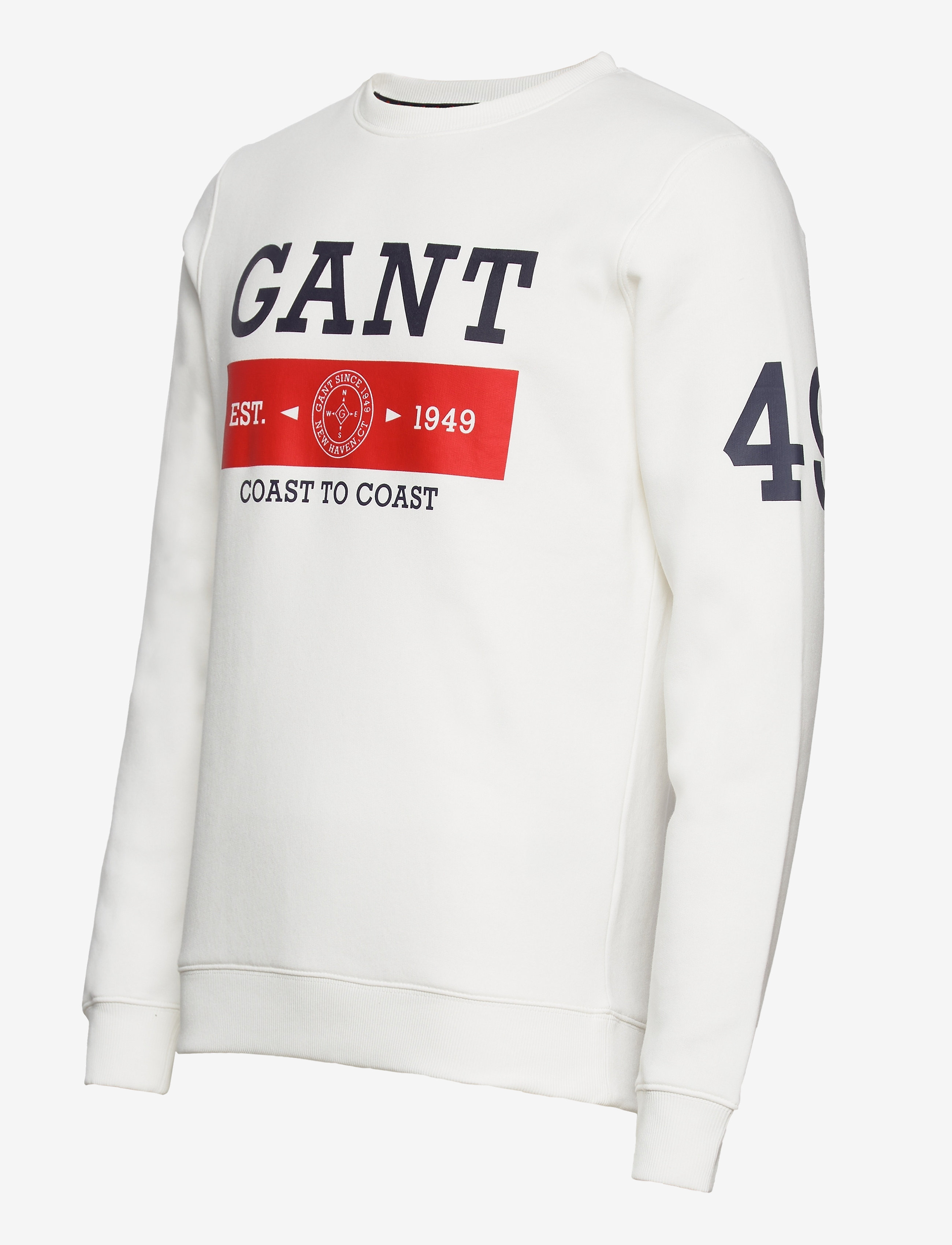 GANT - D1. NAUTICAL C-NECK SWEAT - eggshell - 2