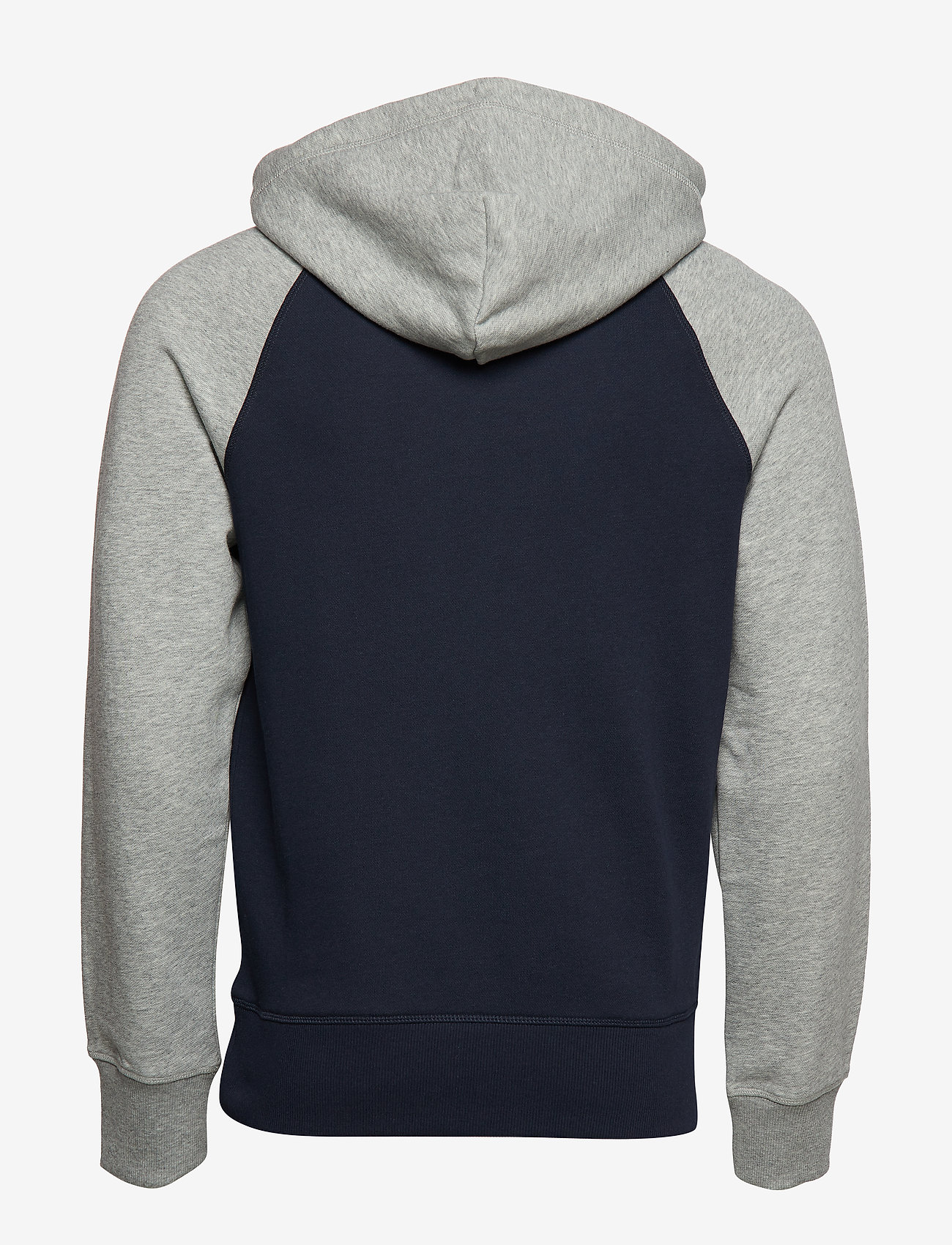 GANT - D1. GRAPHIC HALF ZIP HOODIE - evening blue - 1
