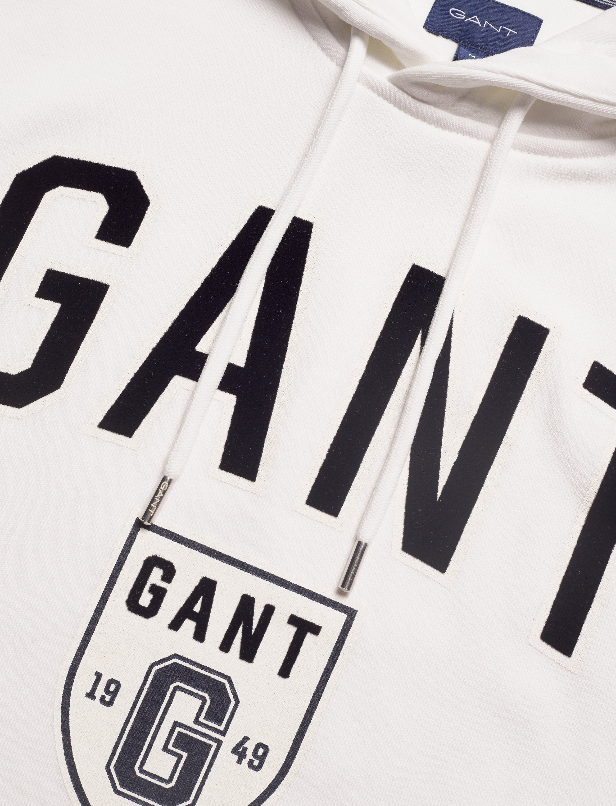 GANT - D2. GIFT GIVING SWEAT HODDIE - eggshell - 2