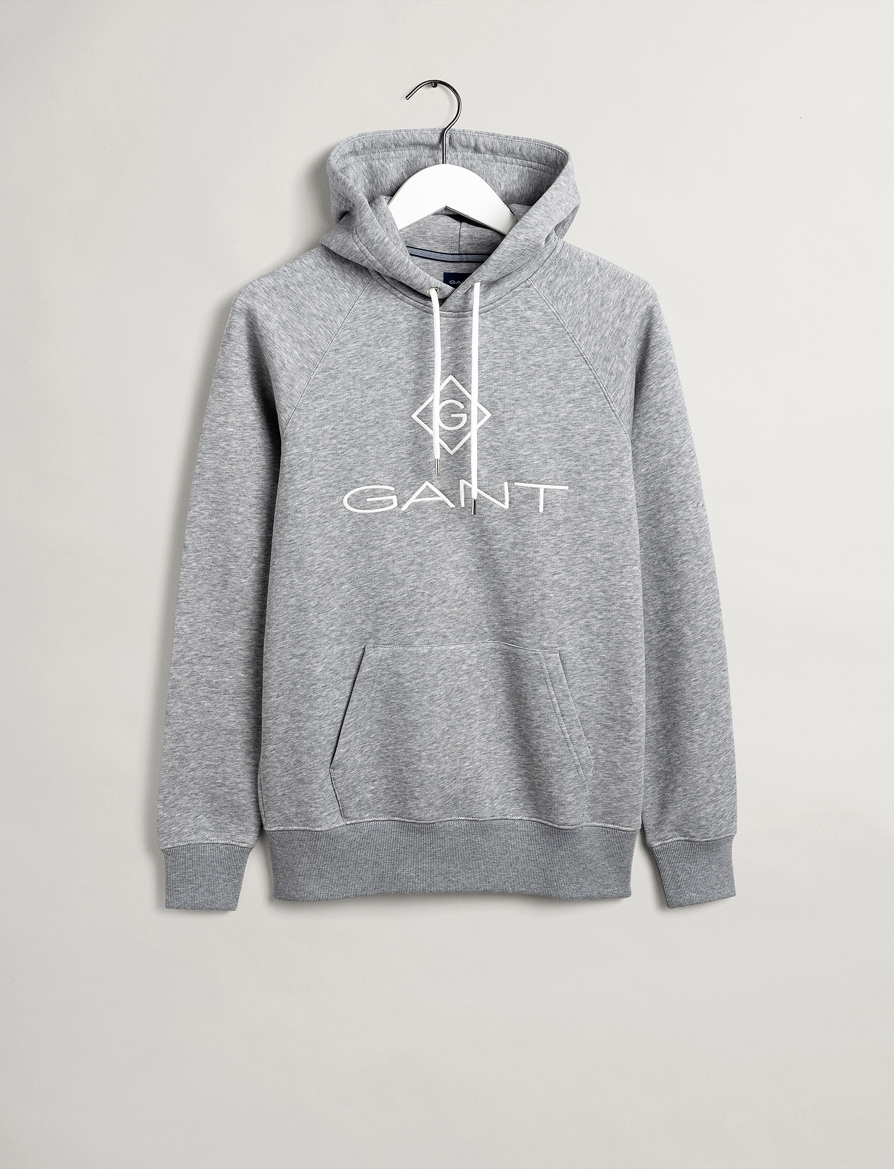 GANT - LOCK UP HOODIE - grey melange - 4