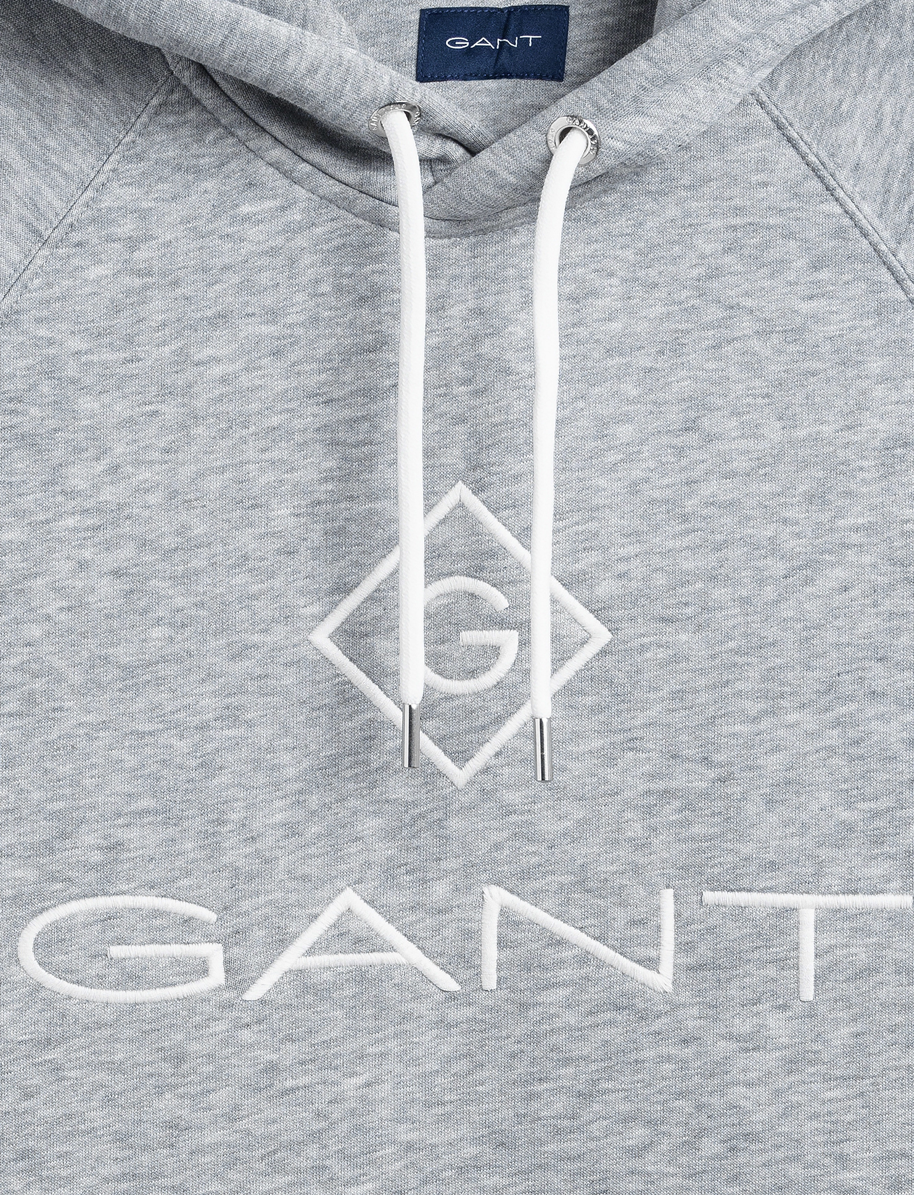 GANT - LOCK UP HOODIE - grey melange - 5