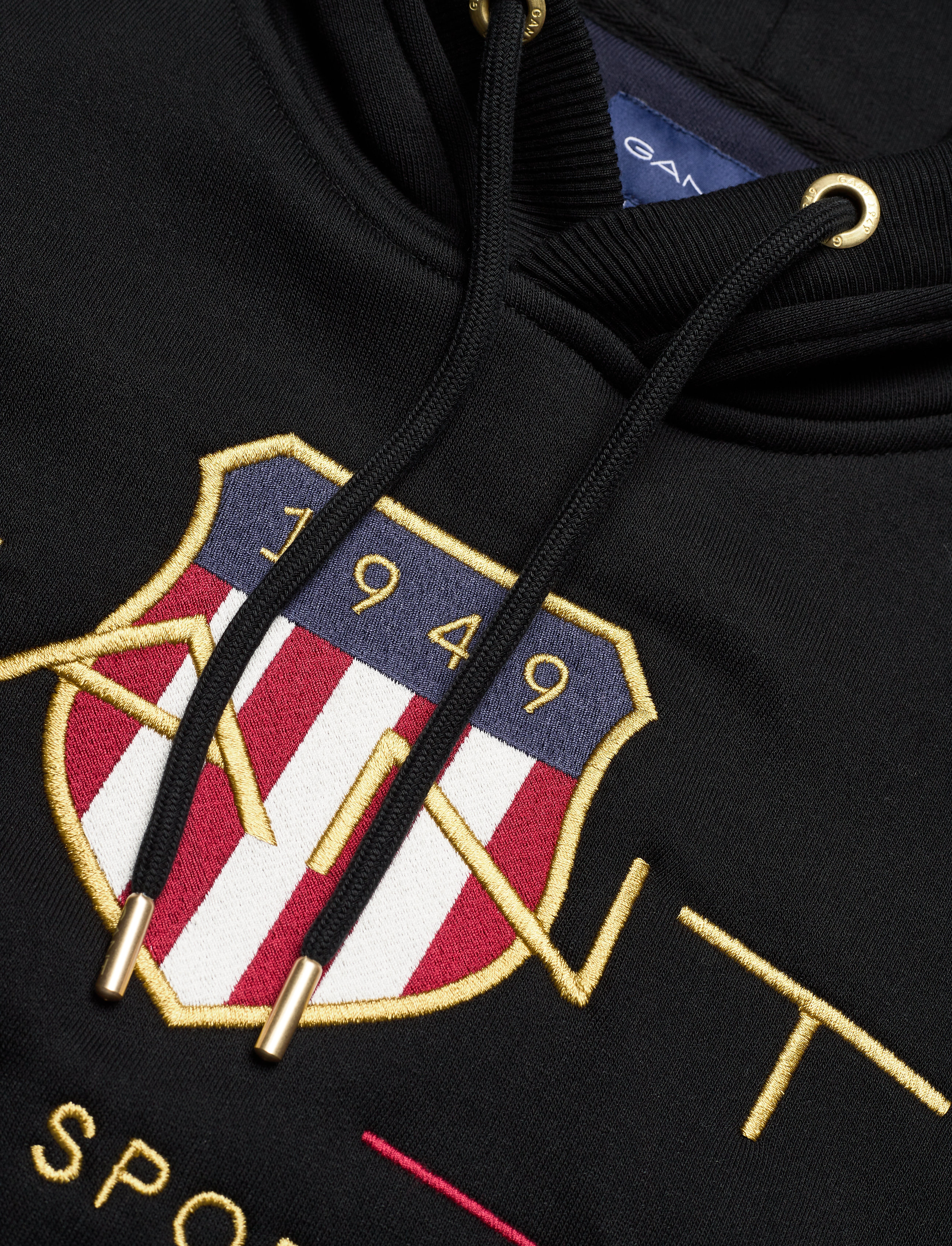 GANT - ARCHIVE SHIELD HOODIE - black - 2