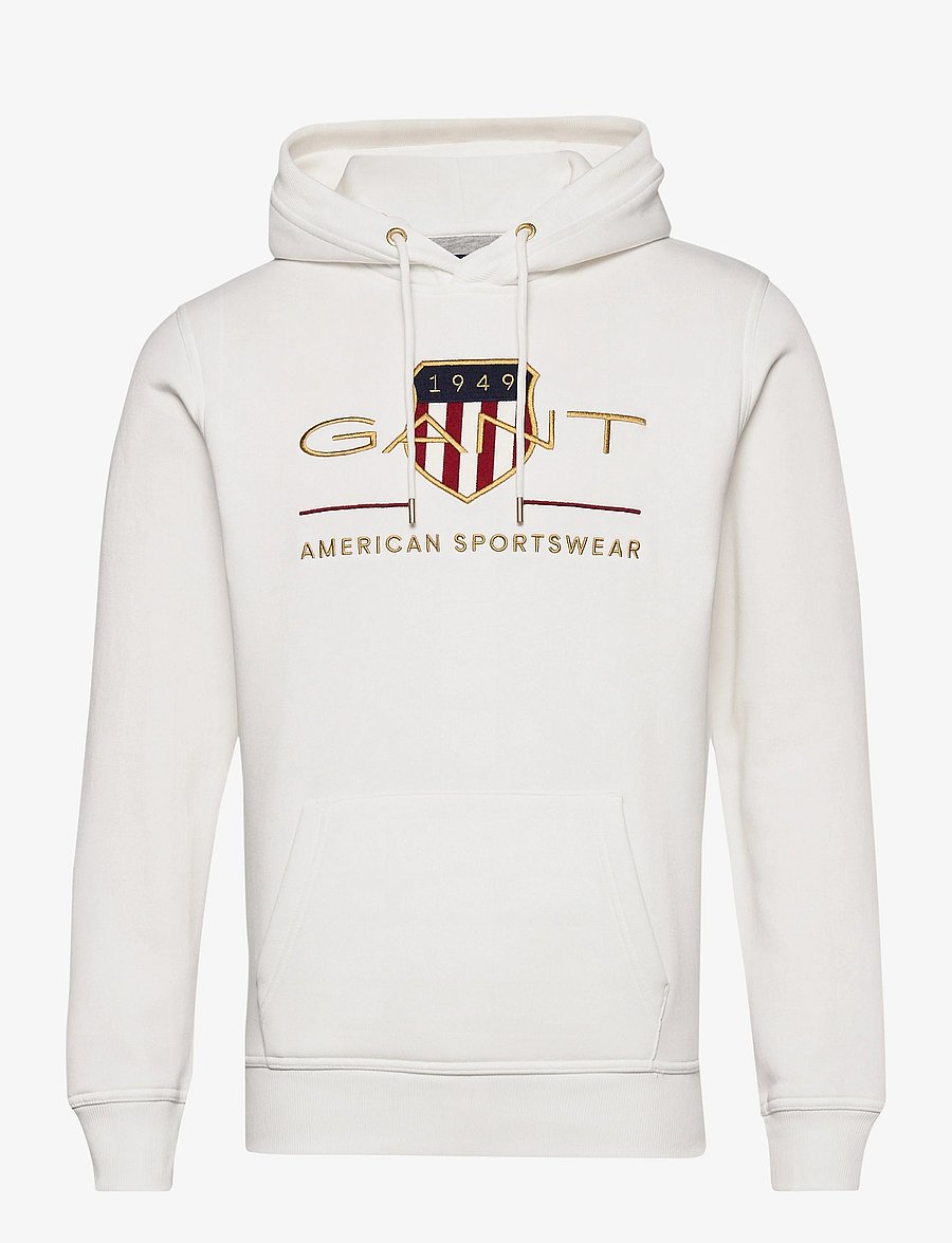 Gant - ARCHIVE SHIELD HOODIE - eggshell - 0
