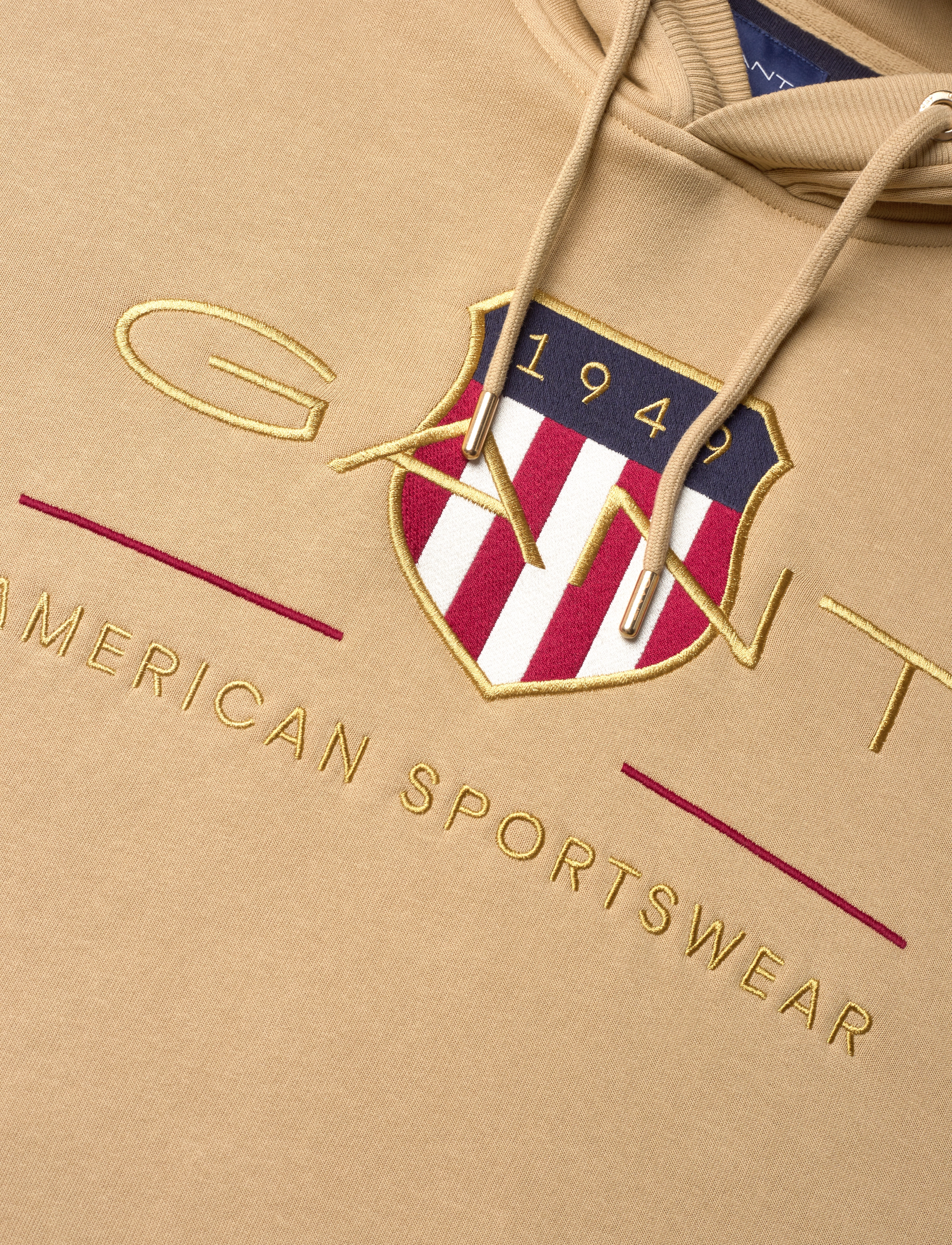 GANT - ARCHIVE SHIELD HOODIE - hazelwood beige - 3