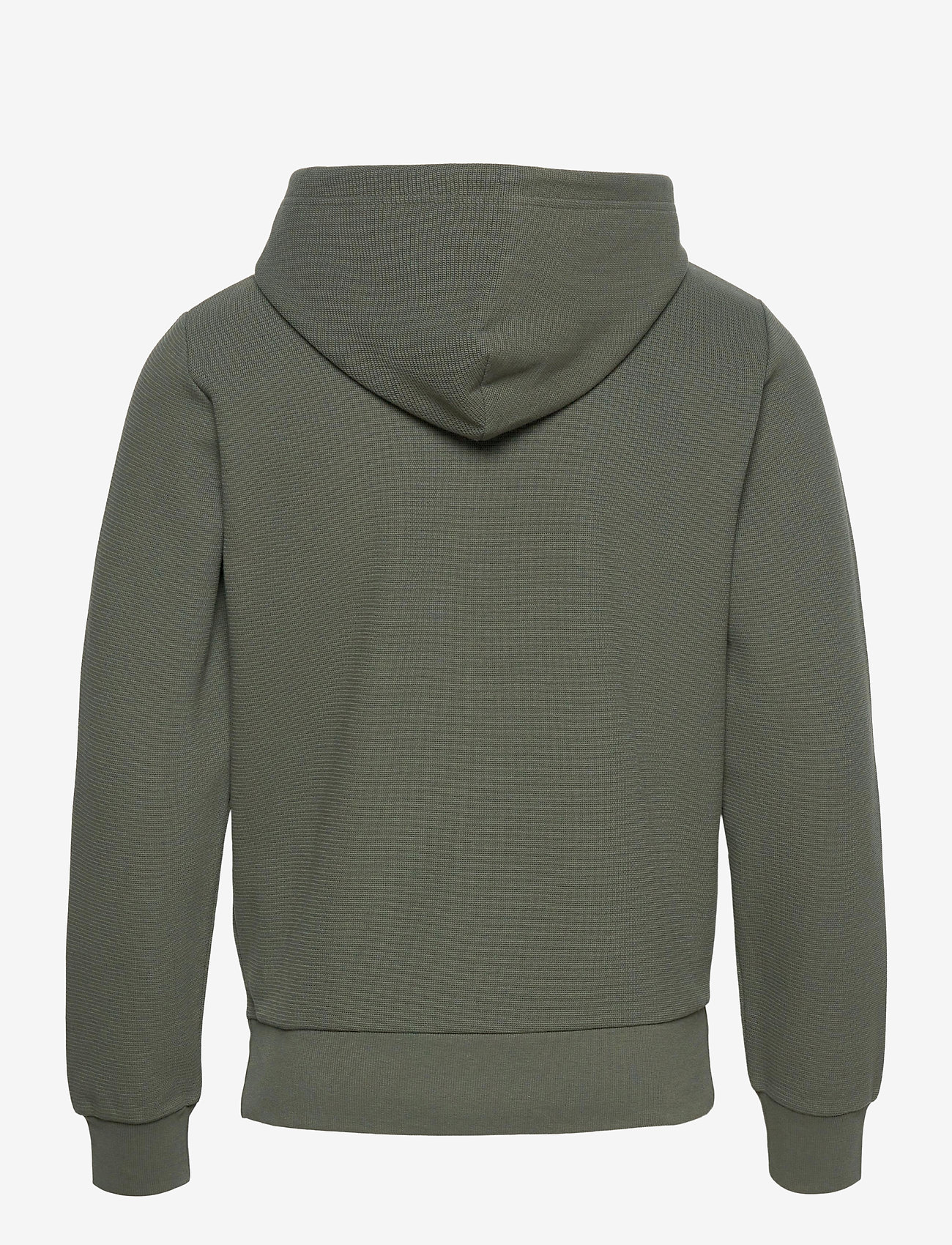 GANT - D2. STRUCTURE ZIP HOOD - thyme green - 1