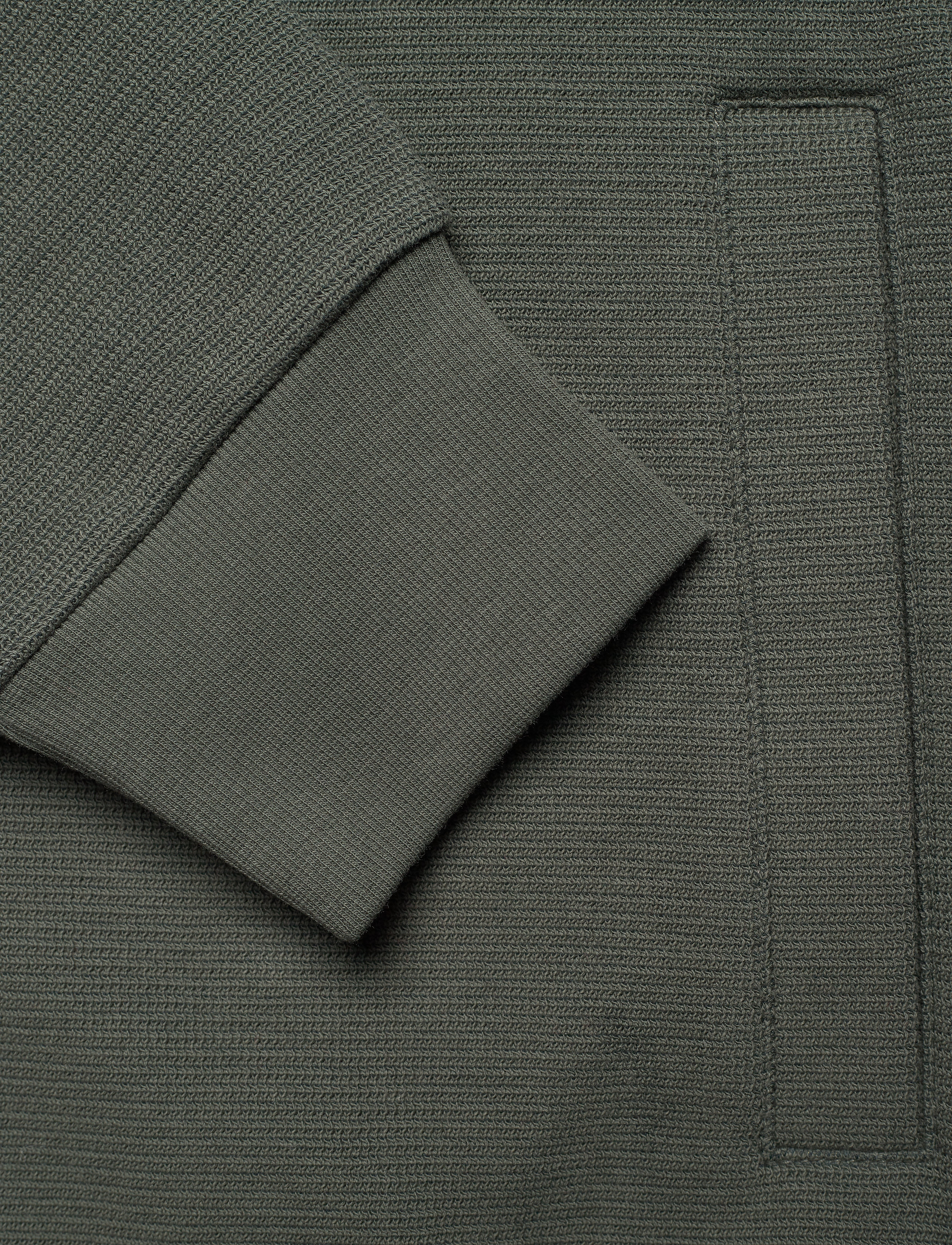 GANT - D2. STRUCTURE ZIP HOOD - thyme green - 3