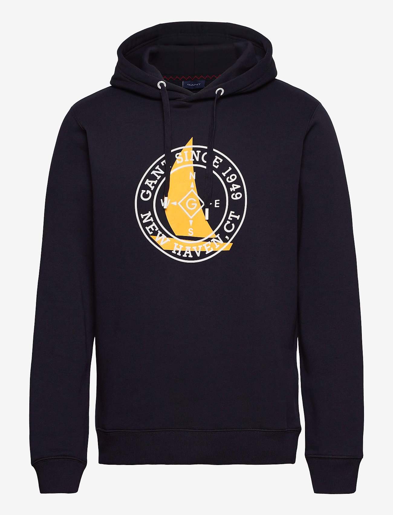 GANT - D1. NAUTICAL SWEAT HOODIE - evening blue - 0