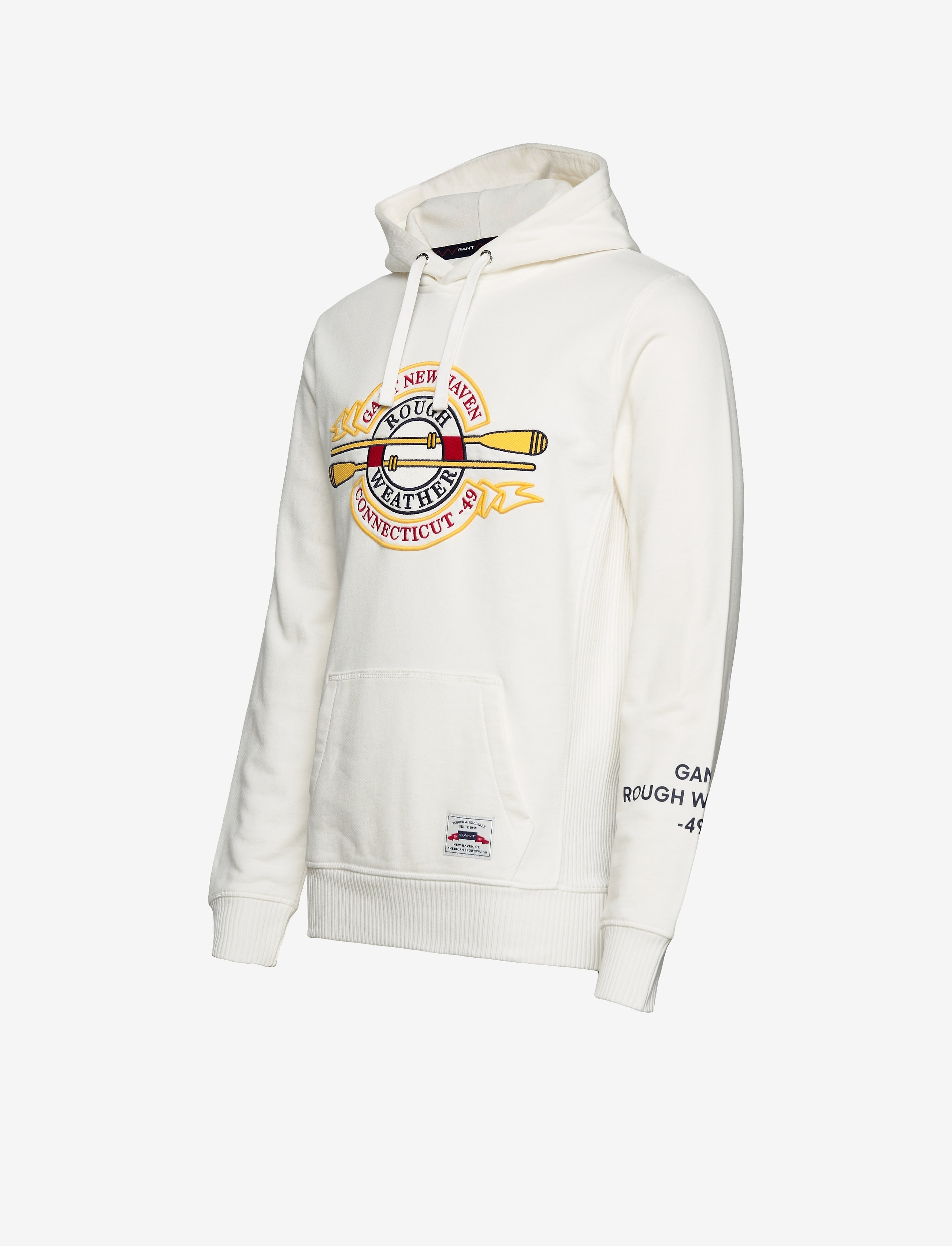 GANT - D1. RW GRAPHIC HOODIE - eggshell - 2