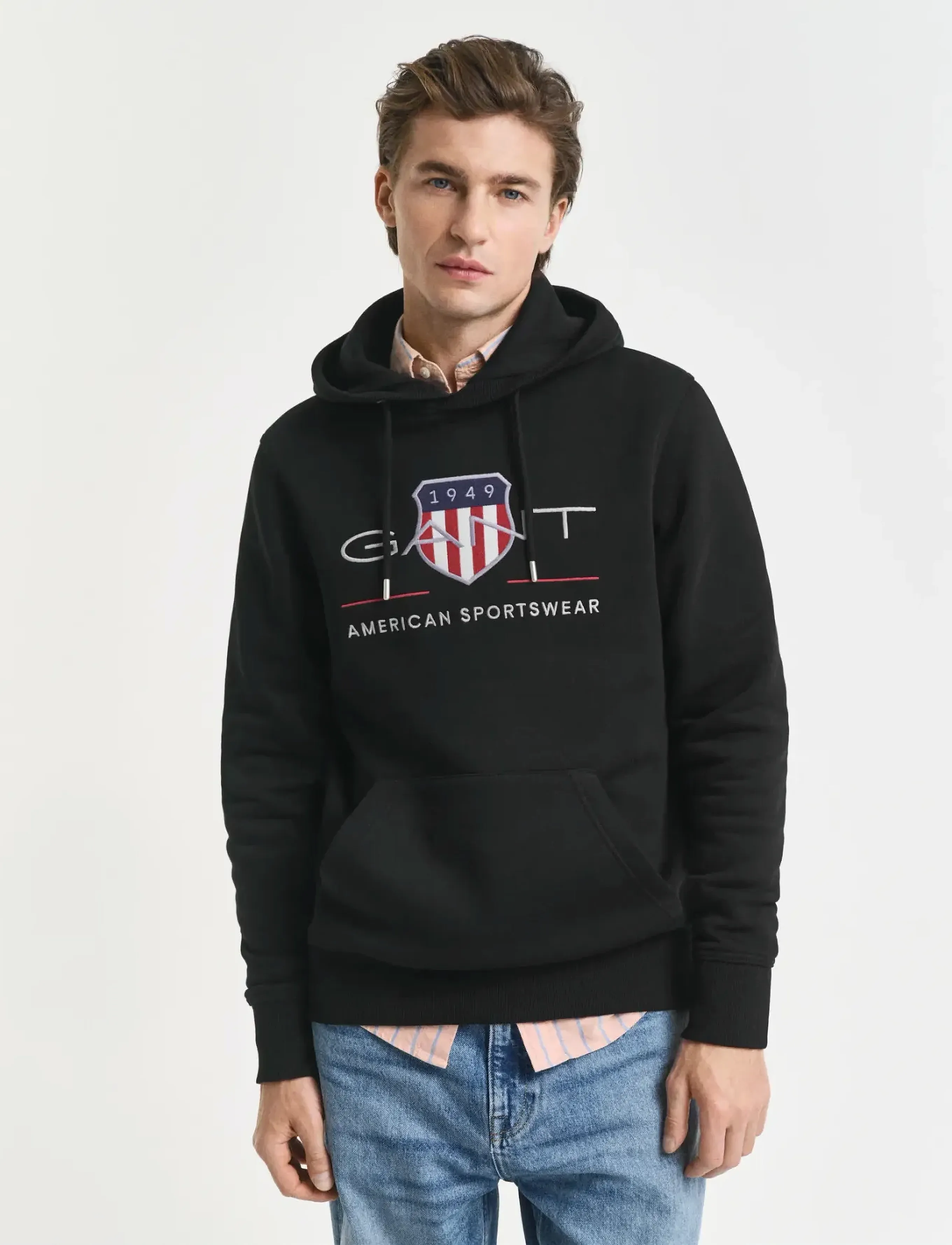 Gant Archive Shield Hoodie - Kapuzenpullover - BLACK / black
