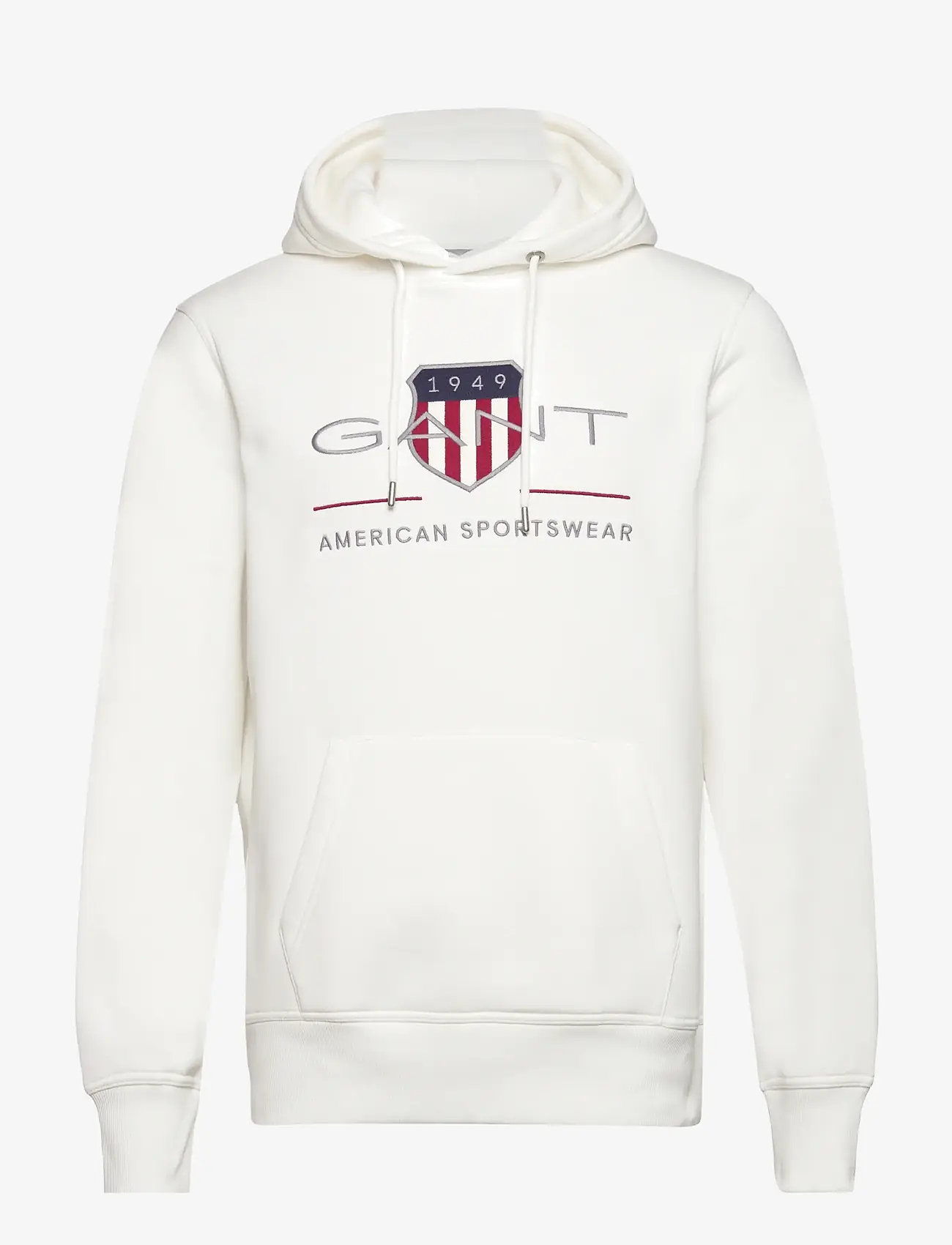 GANT - REG ARCHIVE SHIELD HOODIE - kapuutsiga dressipluusid - eggshell - 0