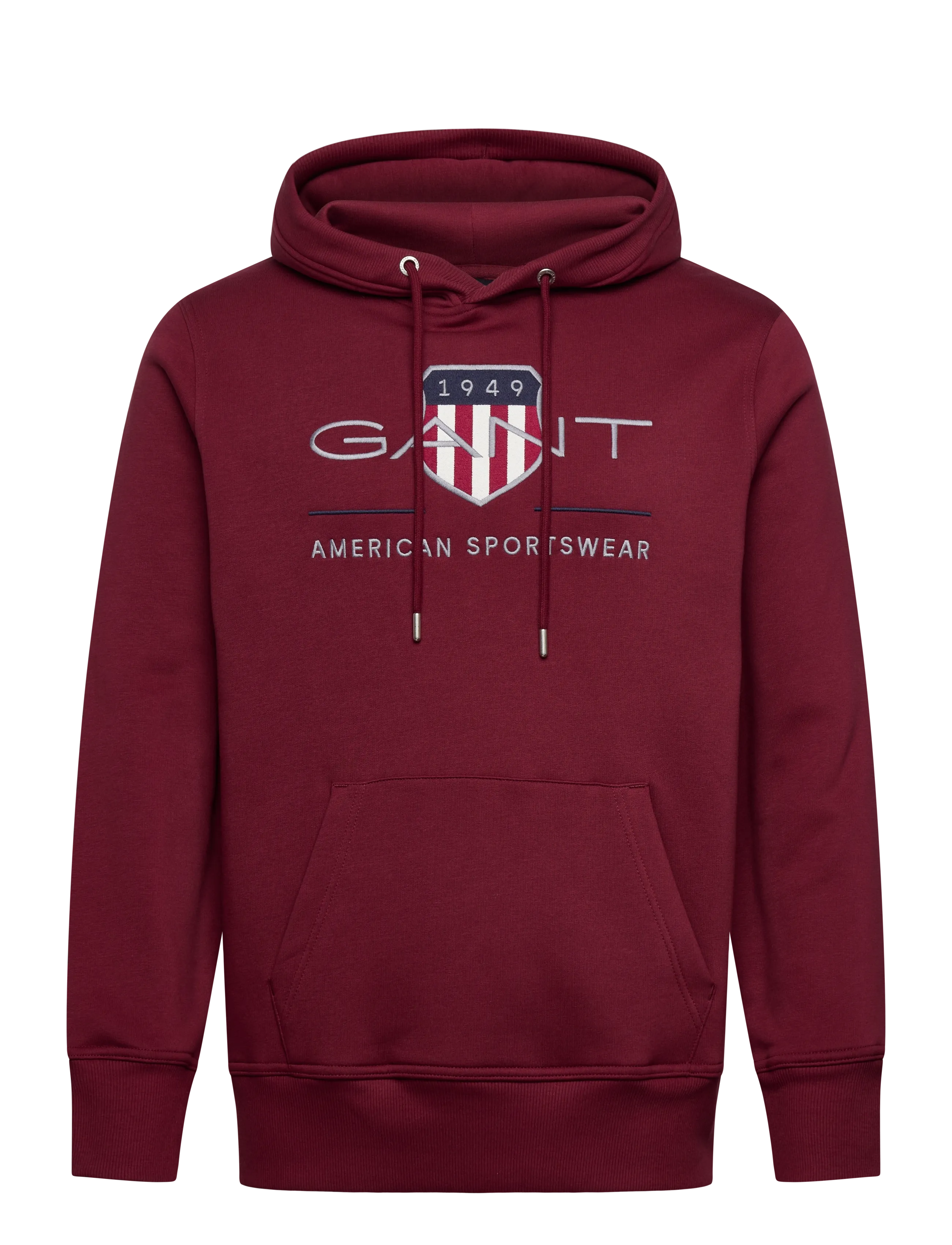 REG ARCHIVE SHIELD HOODIE - PLUMPED RED