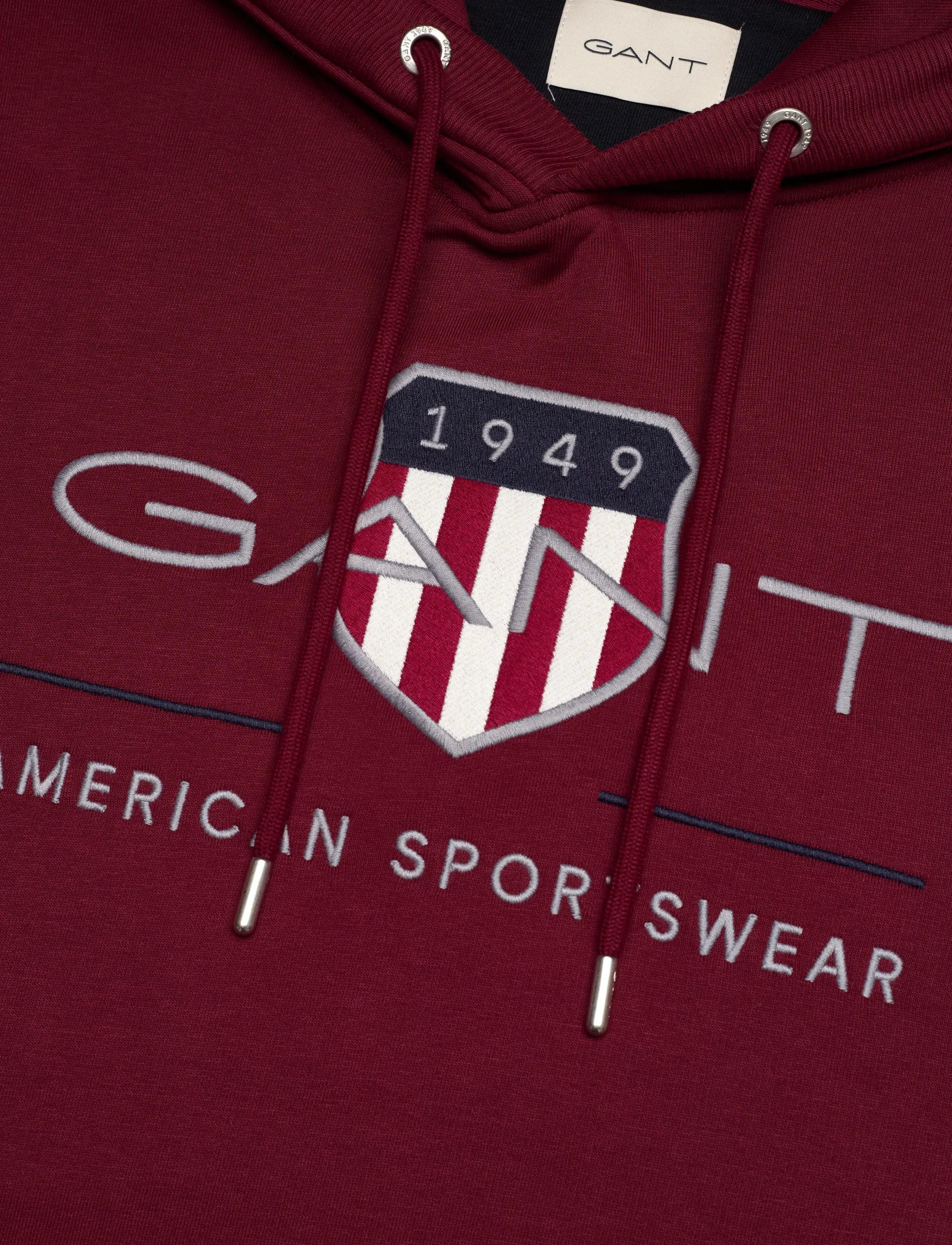 Gant - REG ARCHIVE SHIELD HOODIE - sweatshirts - plumped red - 2