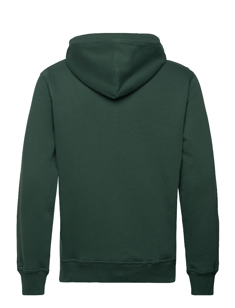 GANT - REG ARCHIVE SHIELD HOODIE - kapuzenpullover - tartan green - 1