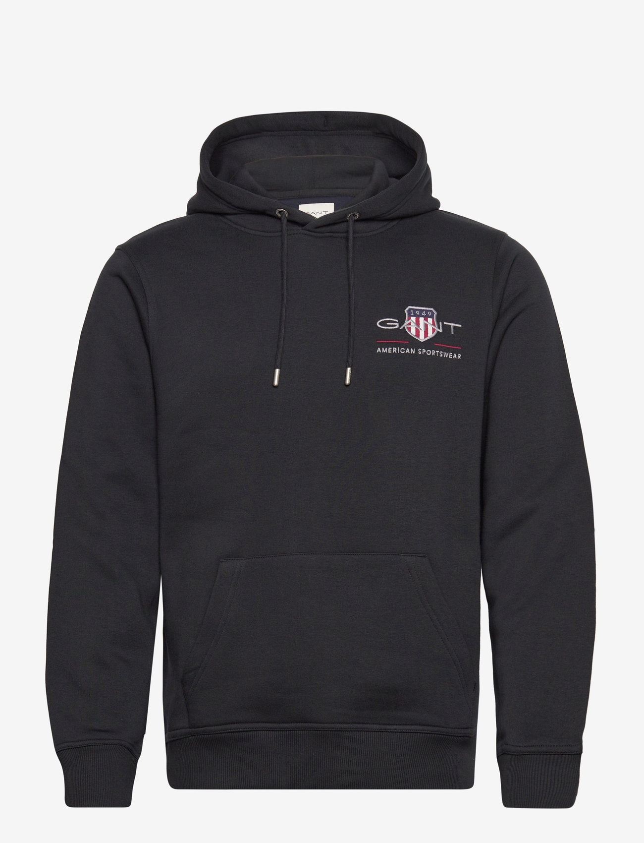 GANT - REG MEDIUM ARCHIVE SHIELD HOODIE - hættetrøjer - black - 1