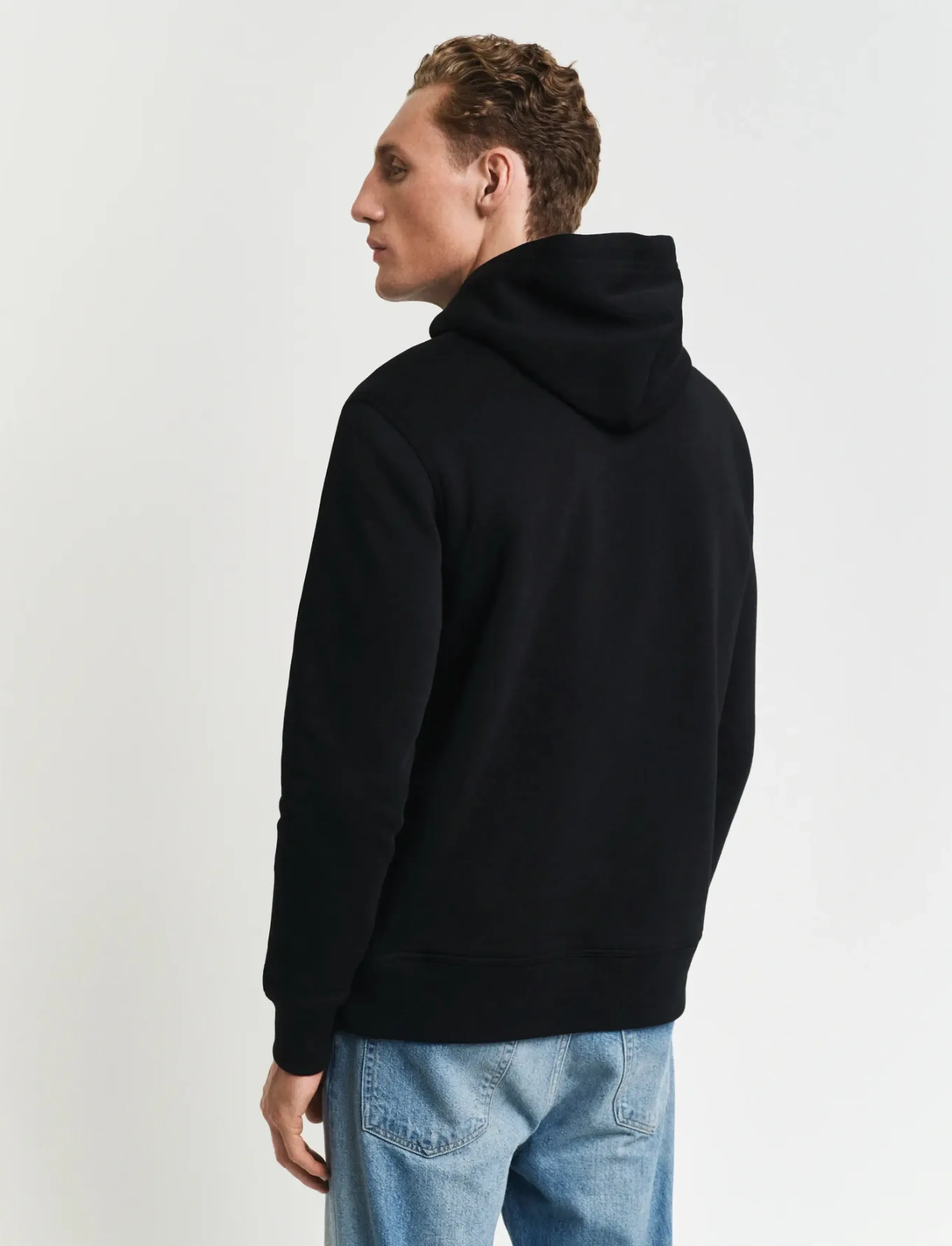 Gant - REG MEDIUM ARCHIVE SHIELD HOODIE - džemperiai su gobtuvu - black - 3