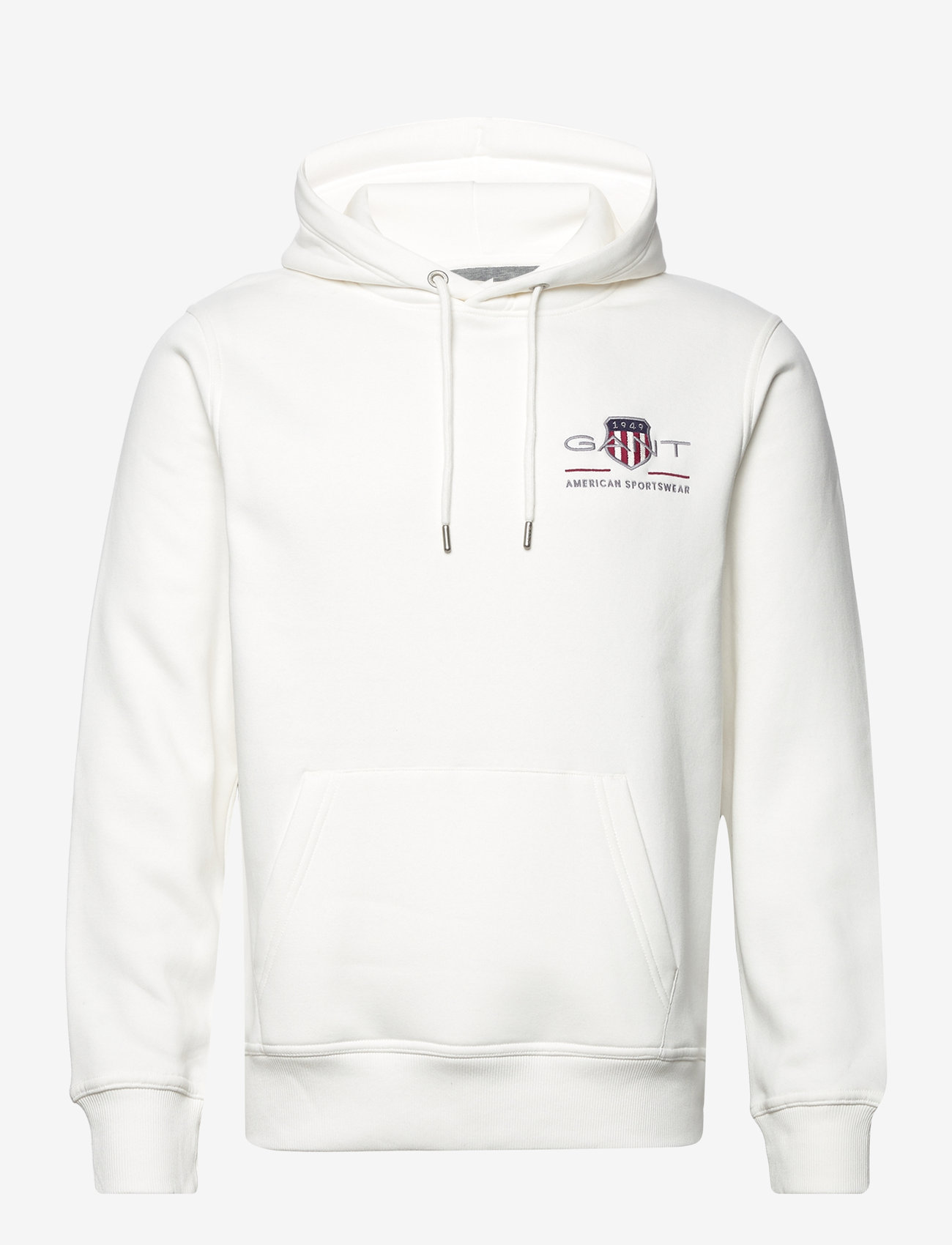GANT - REG MEDIUM ARCHIVE SHIELD HOODIE - hættetrøjer - eggshell - 1