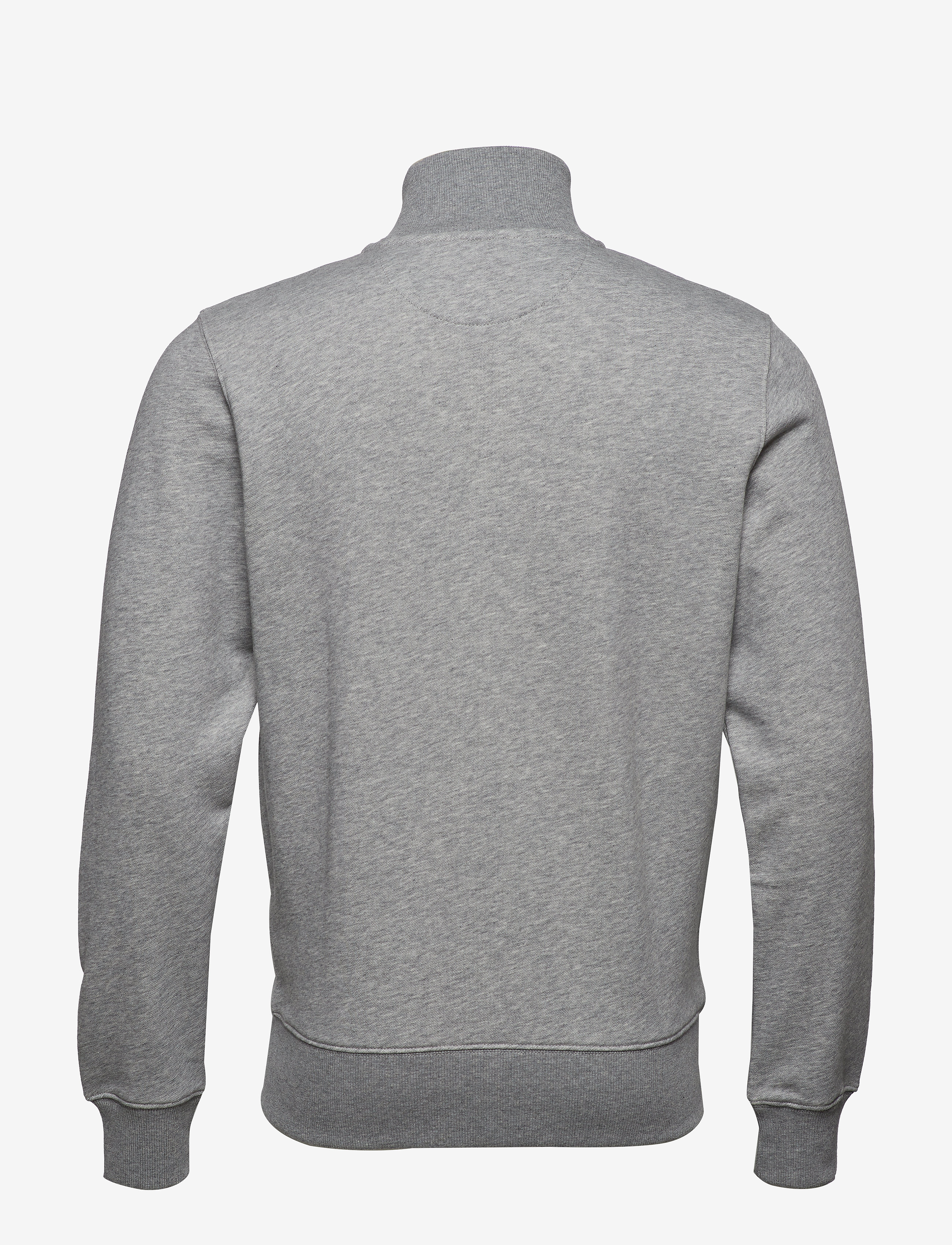 GANT - D1. GRAPHIC FULL ZIP CARDIGAN - grey melange - 1