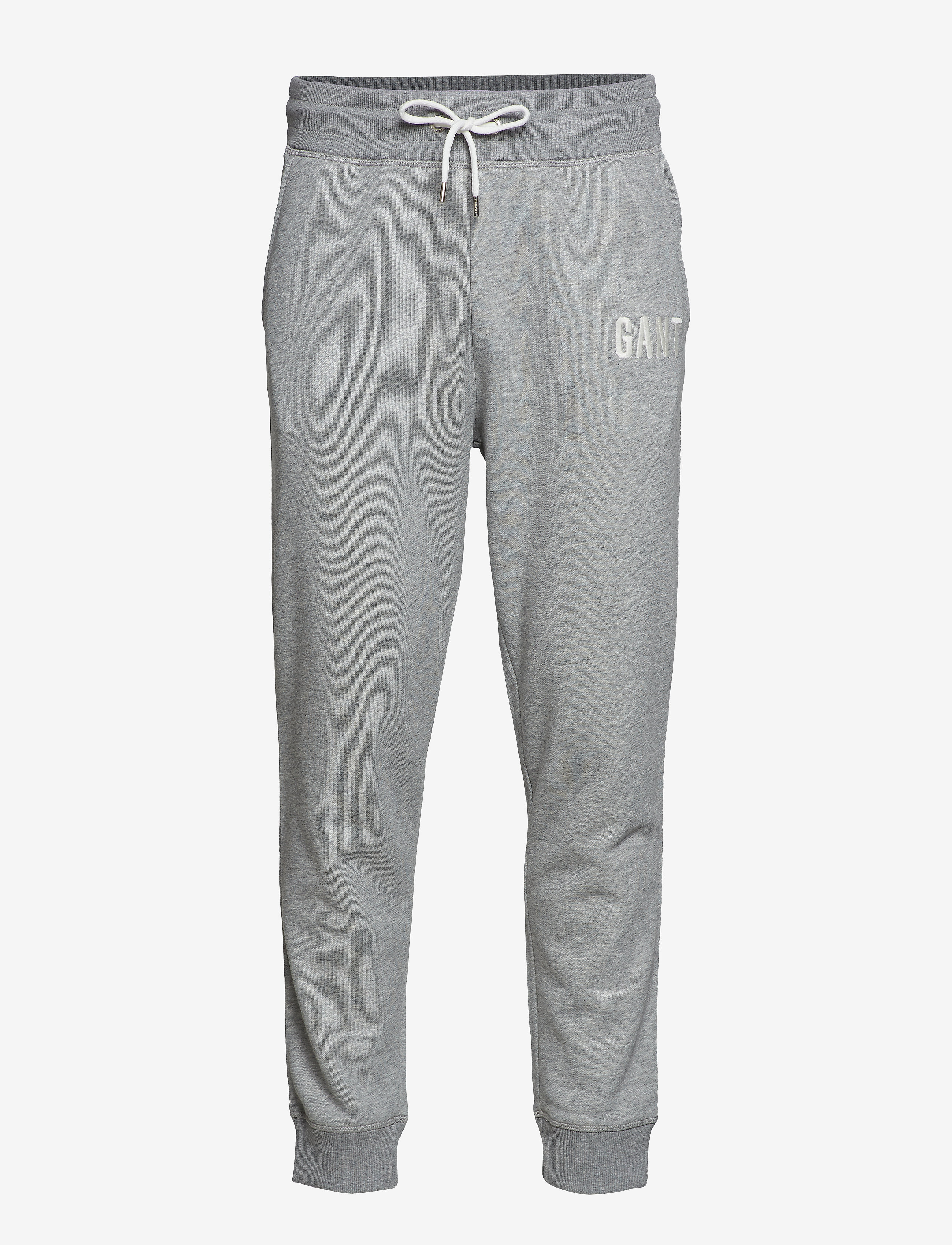 GANT - D1. GRAPHIC SWEAT PANTS - grey melange - 0