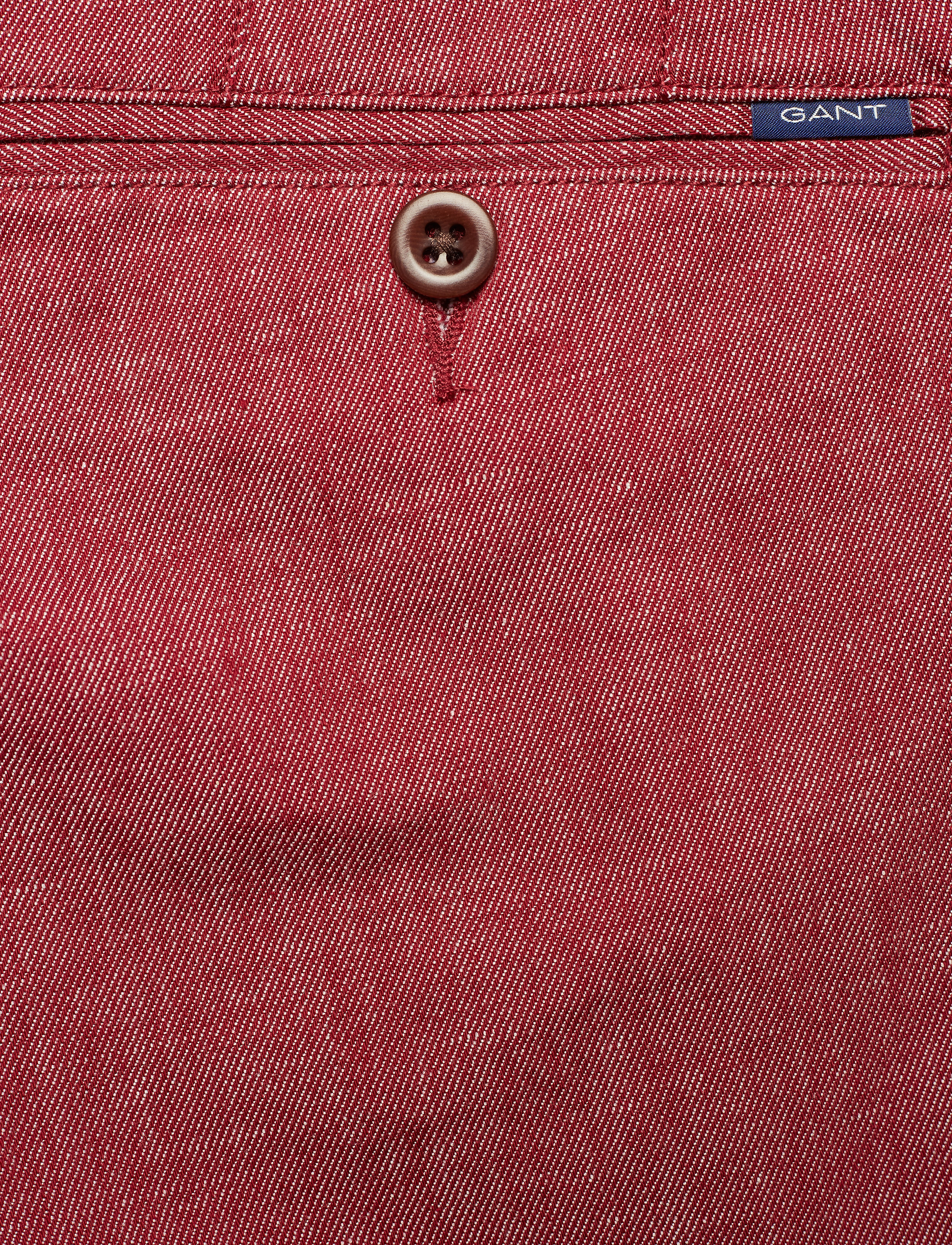 GANT - D1. THE CHAMBRAY SHORT - mahogny red - 4