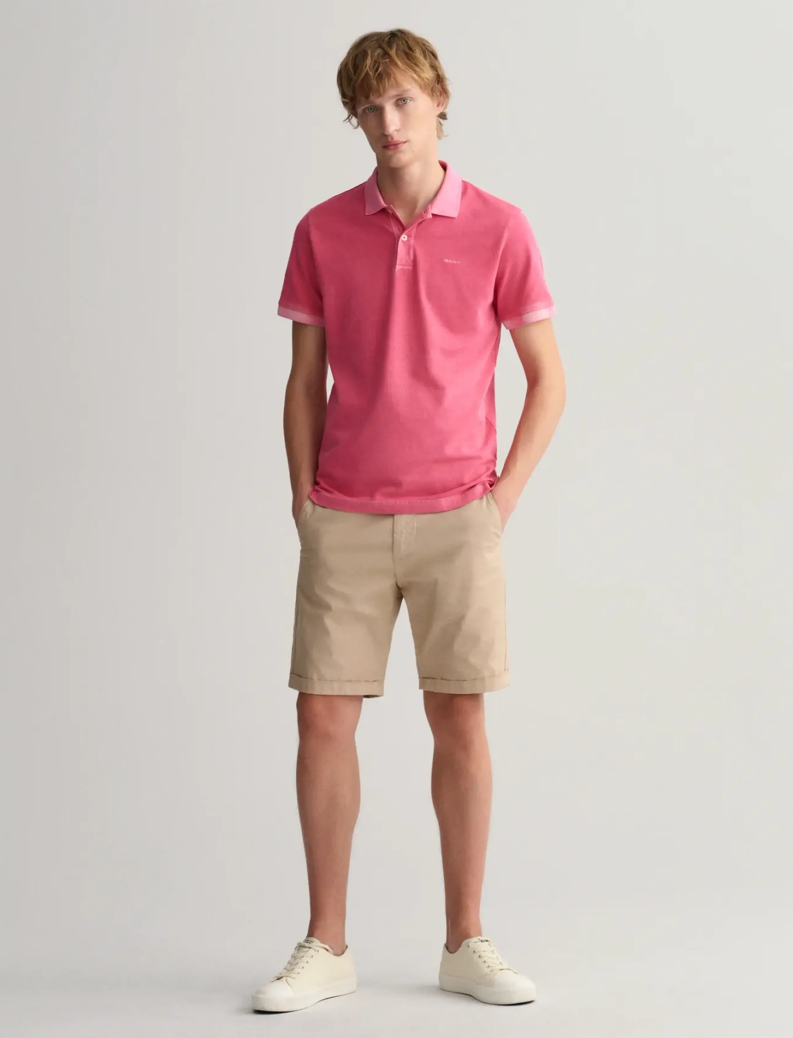 GANT - ALLISTER SUNFADED SHORTS - dry sand - 4