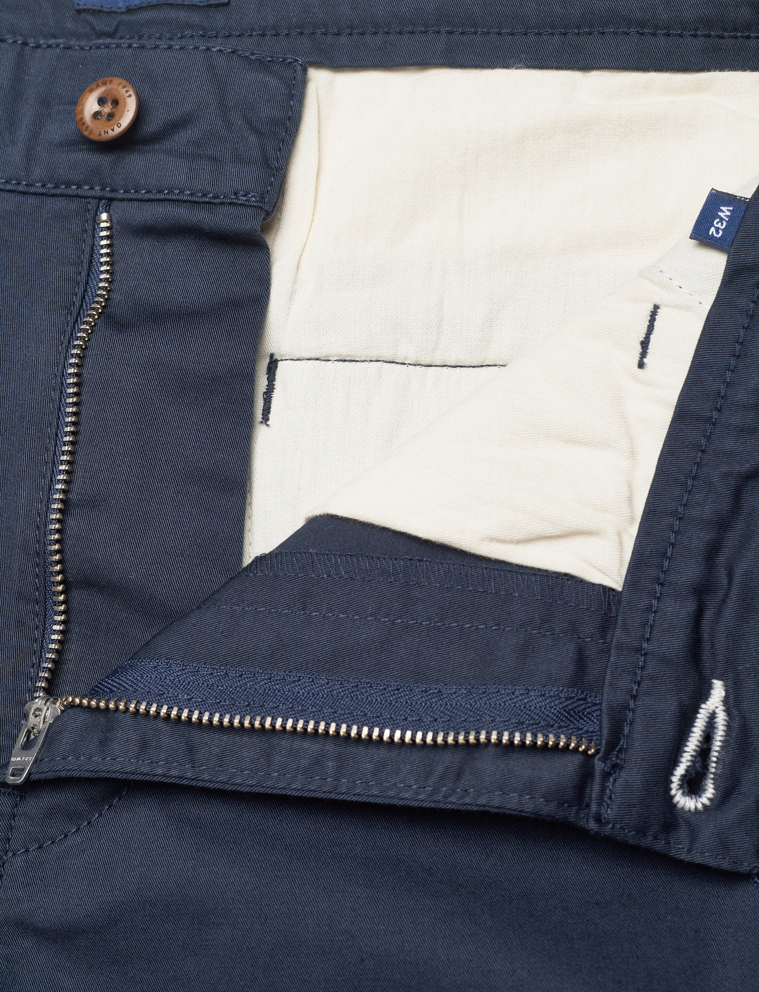 GANT - RELAXED TWILL CARGO SHORTS - marine - 3