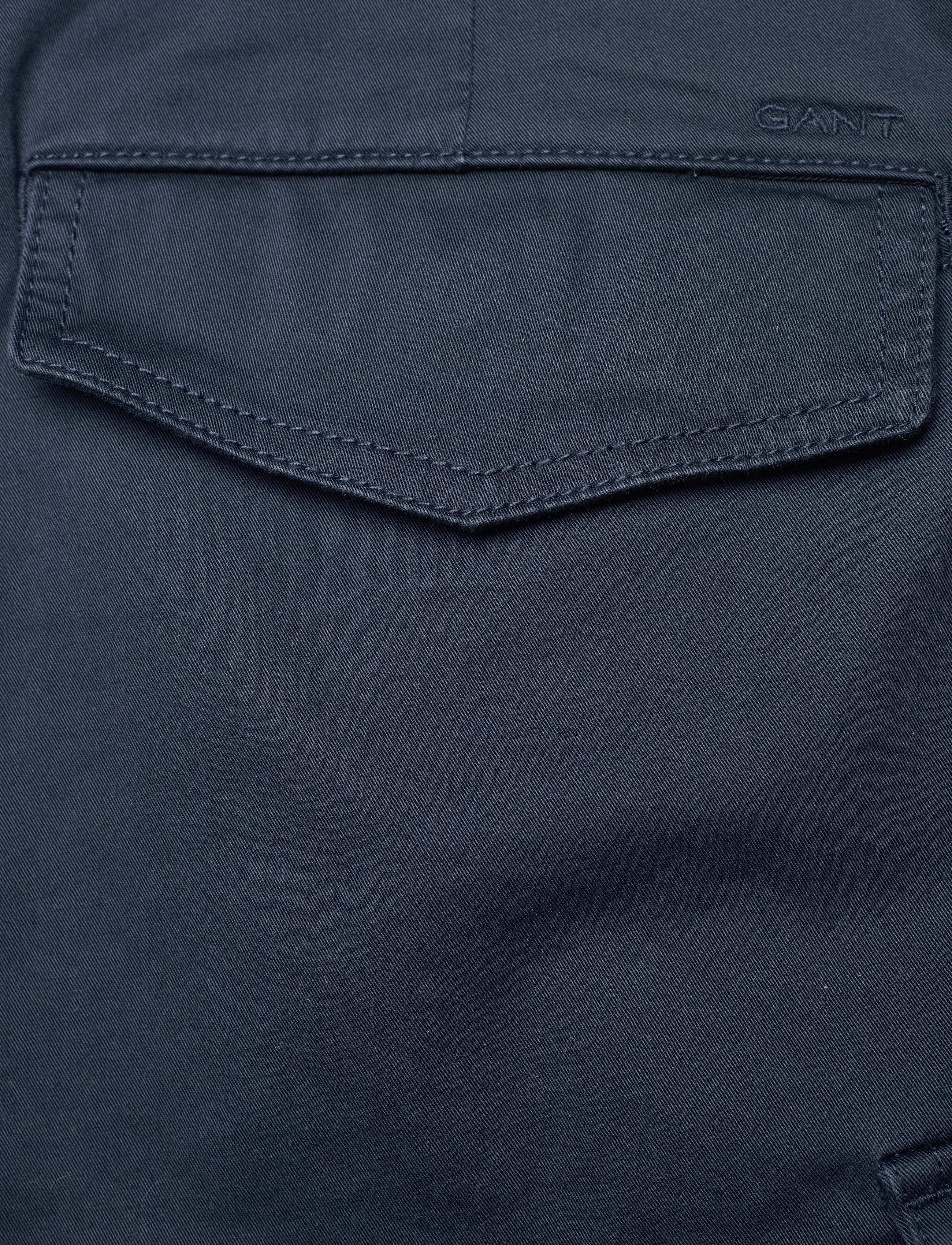 GANT - RELAXED TWILL CARGO SHORTS - marine - 4