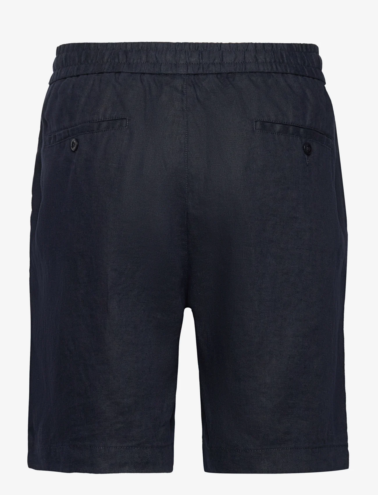 GANT - LINEN DRAWSTRING SHORTS - linneshorts - evening blue - 1