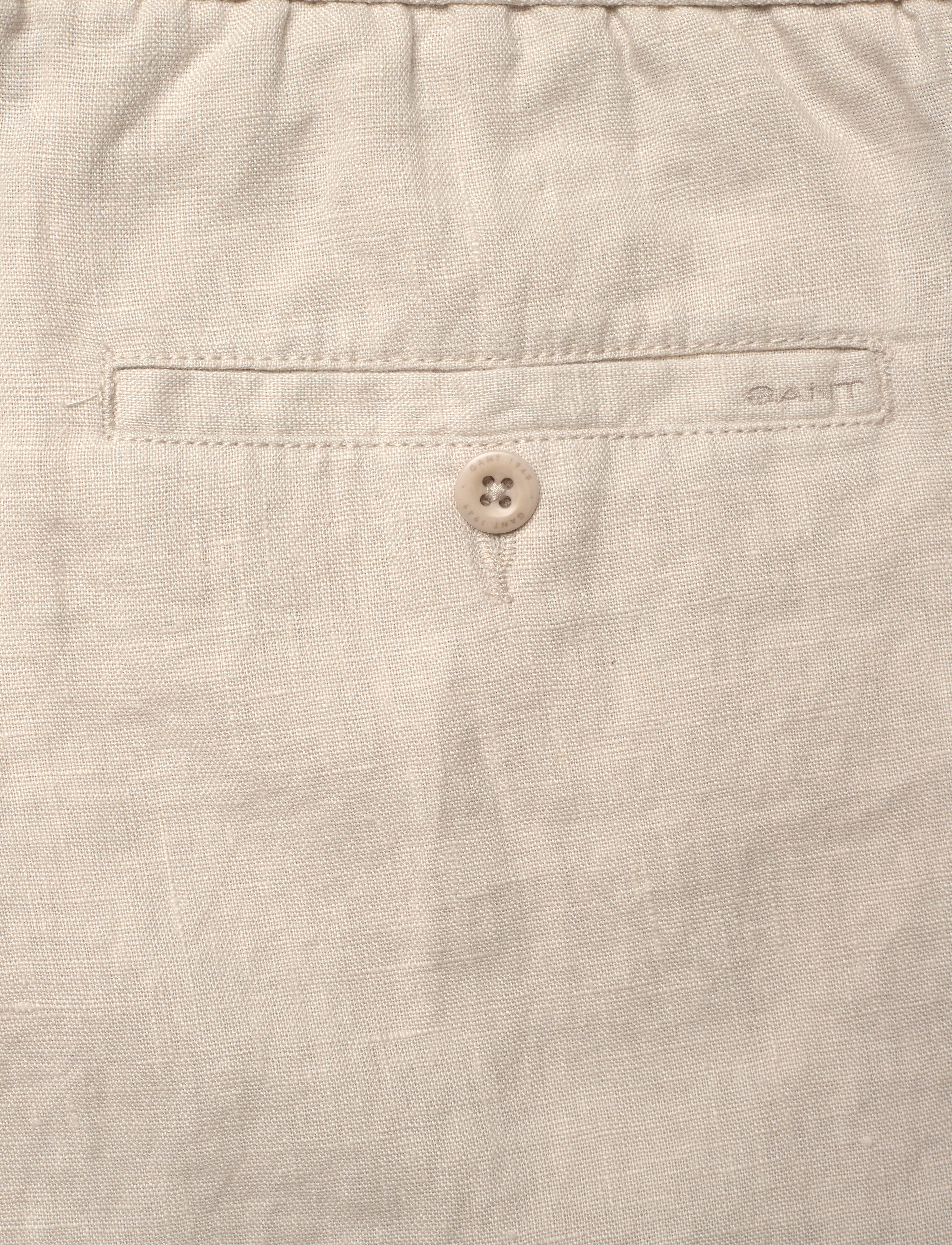 GANT - LINEN DRAWSTRING SHORTS - putty - 4