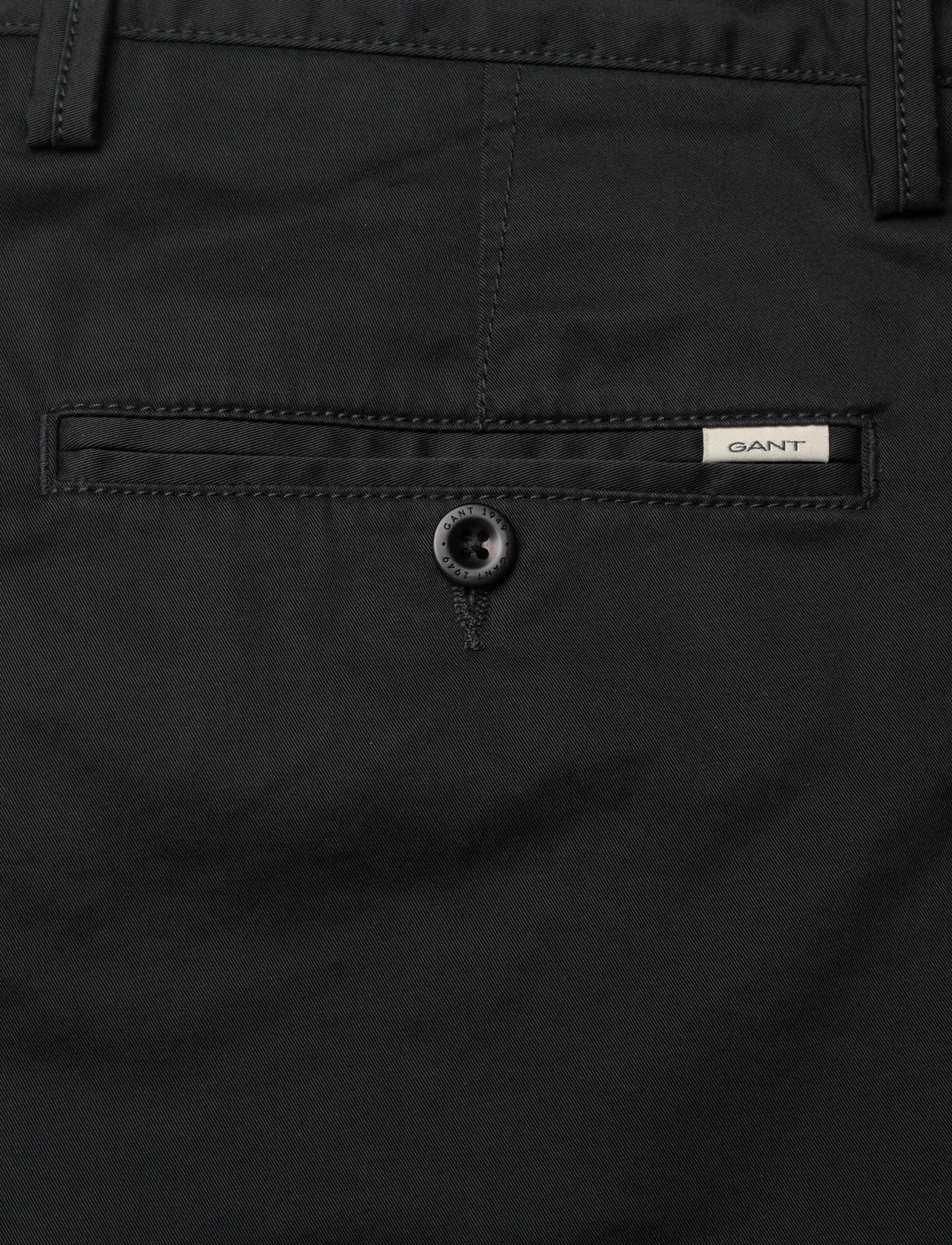 Gant - SLIM TWILL SHORTS - black - 4