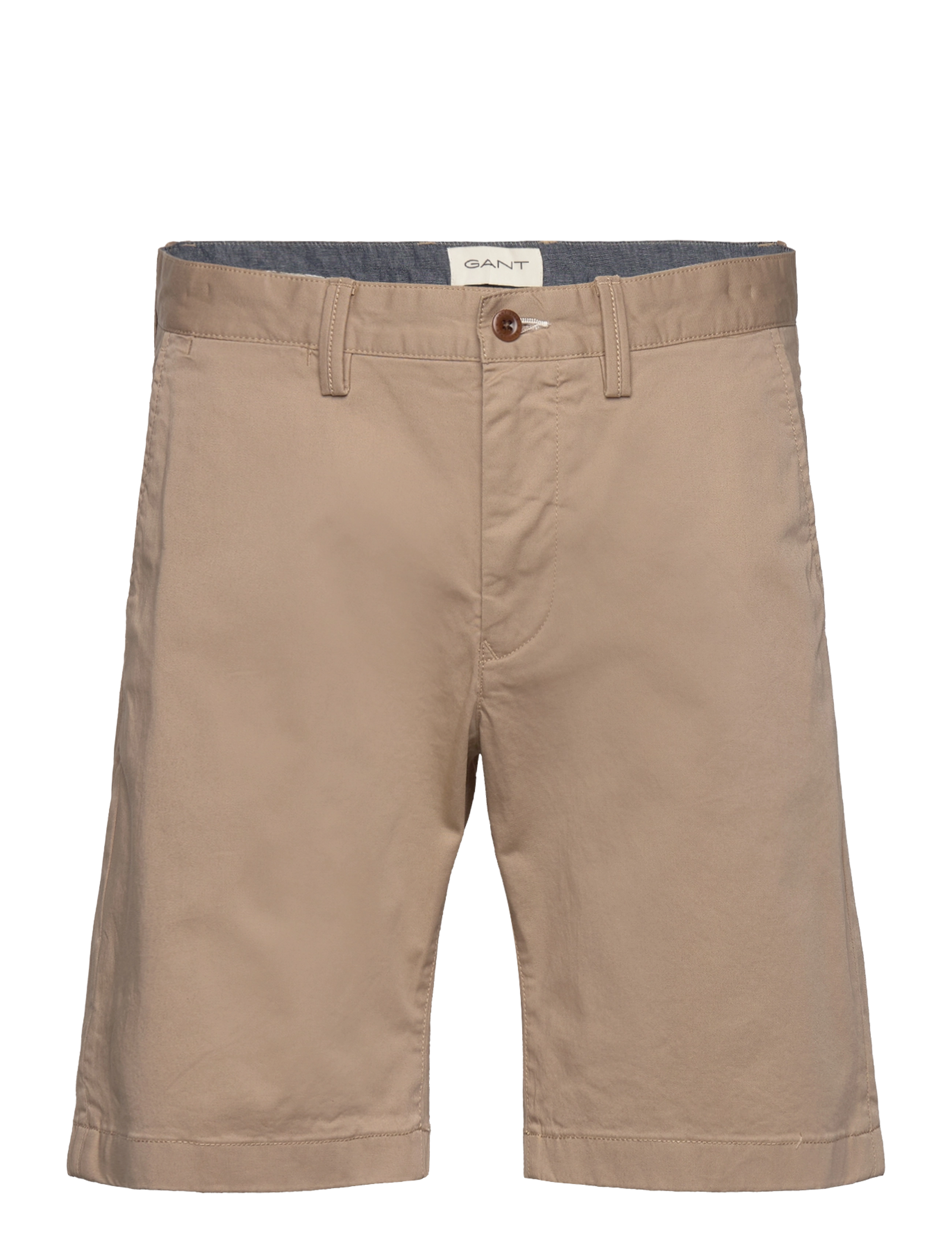 Gant SLIM TWILL SHORTS - Lühikesed püksid - DARK KHAKI / beige