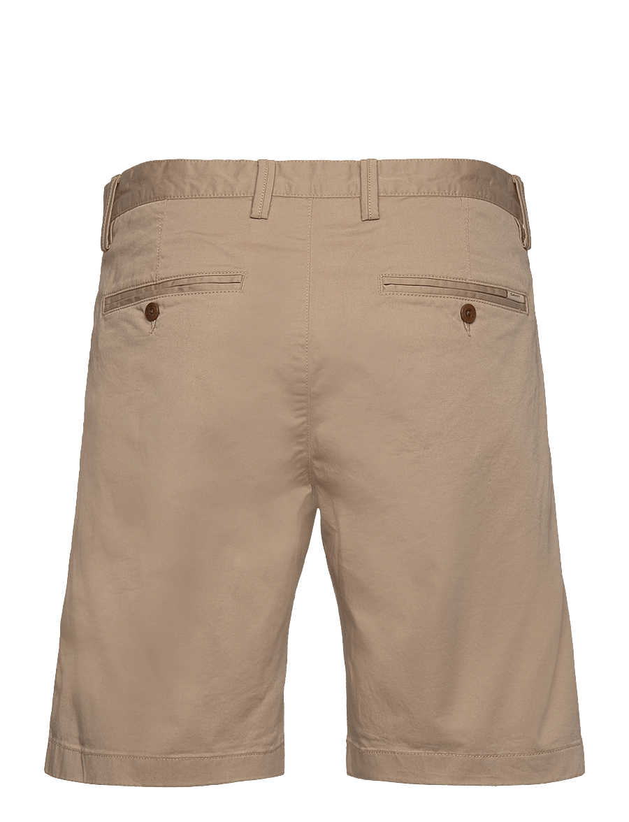 Gant - SLIM TWILL SHORTS - chino lühikesed püksid - dark khaki - 1