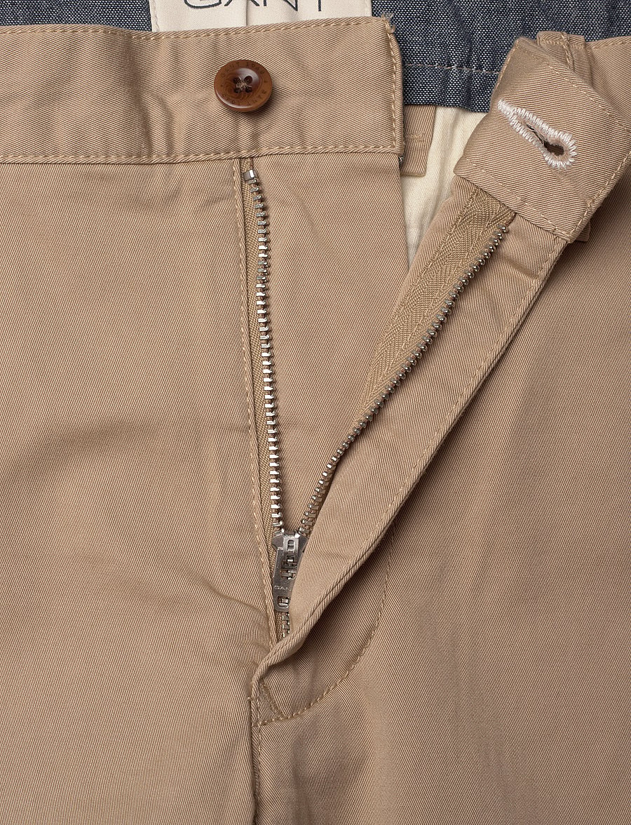 Gant - SLIM TWILL SHORTS - chino lühikesed püksid - dark khaki - 3