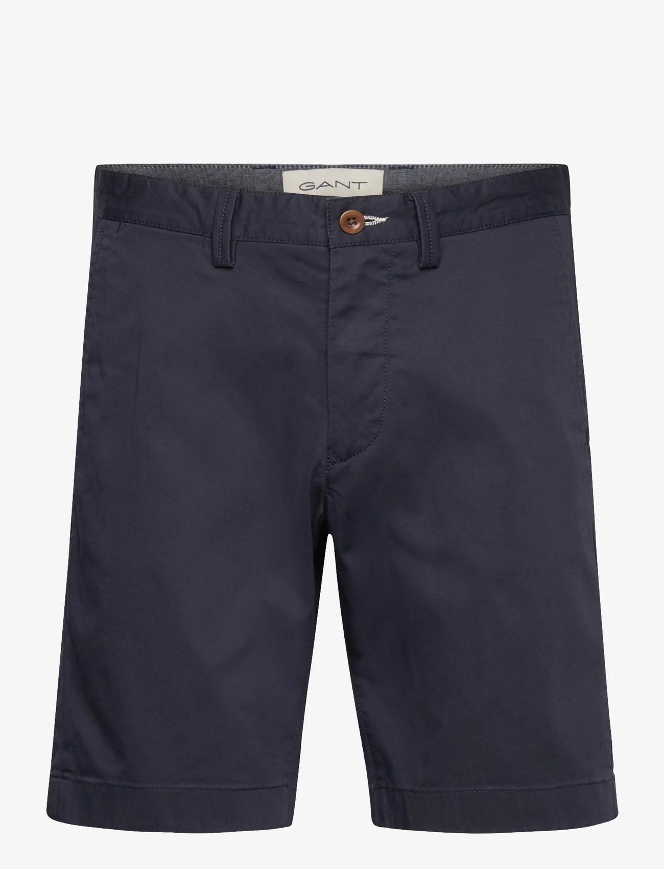 GANT - SLIM TWILL SHORTS - chino shorts - marine - 0