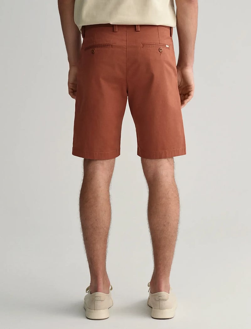 GANT - SLIM TWILL SHORTS - chinos shorts - syrup brown - 3