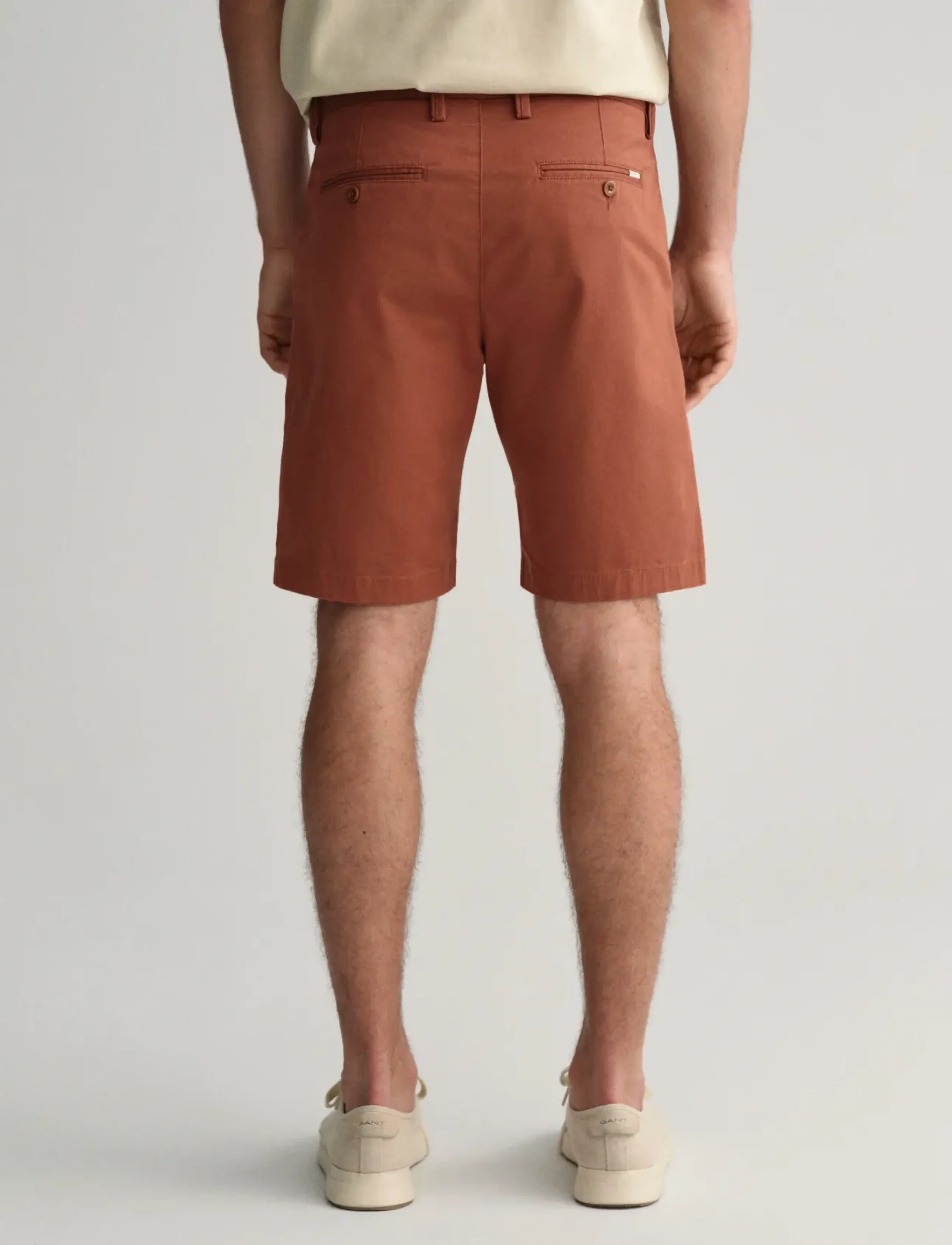 Gant - SLIM TWILL SHORTS - syrup brown - 3