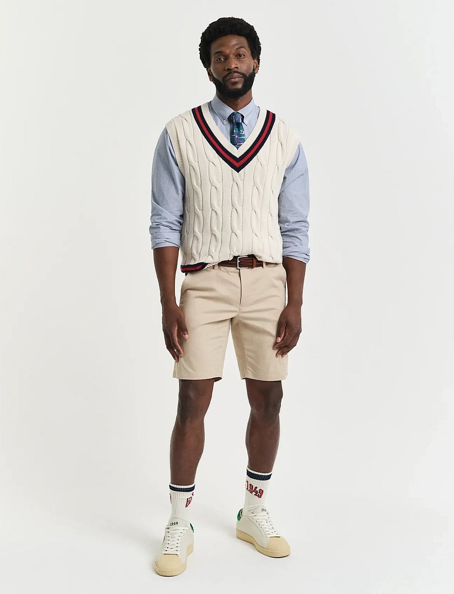Gant - SLIM SPORTS SHORTS - casual shorts - dry sand - 0