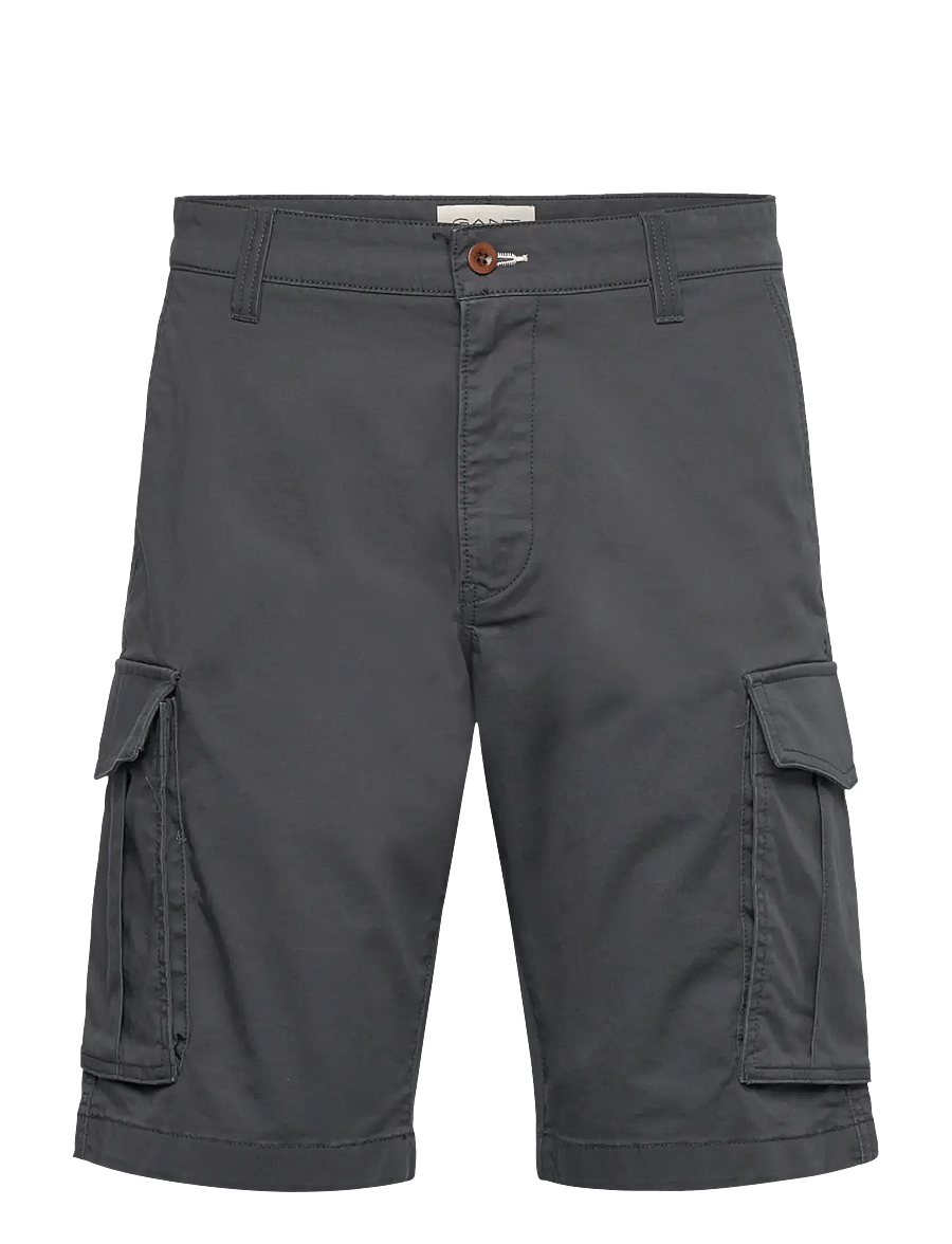 Gant - RELAXED TWILL CARGO SHORTS - cargo shorts - antracite - 0