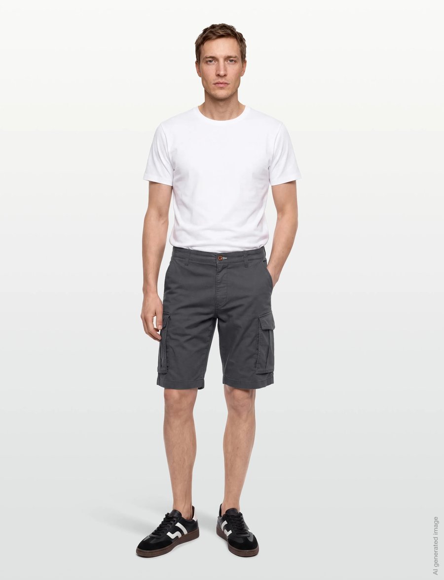 Gant - RELAXED TWILL CARGO SHORTS - cargo shorts - antracite - 0