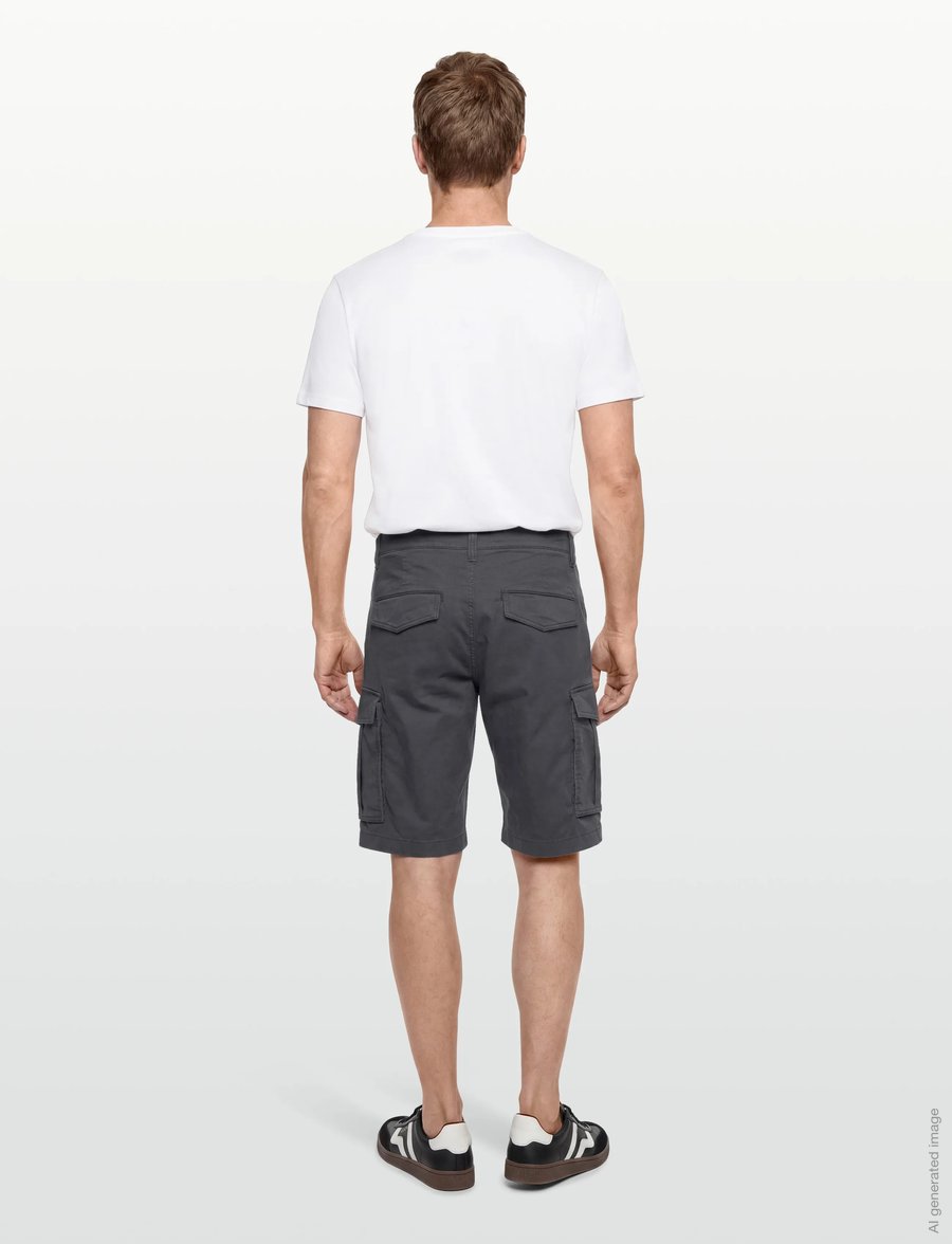 Gant - RELAXED TWILL CARGO SHORTS - cargo shorts - antracite - 4