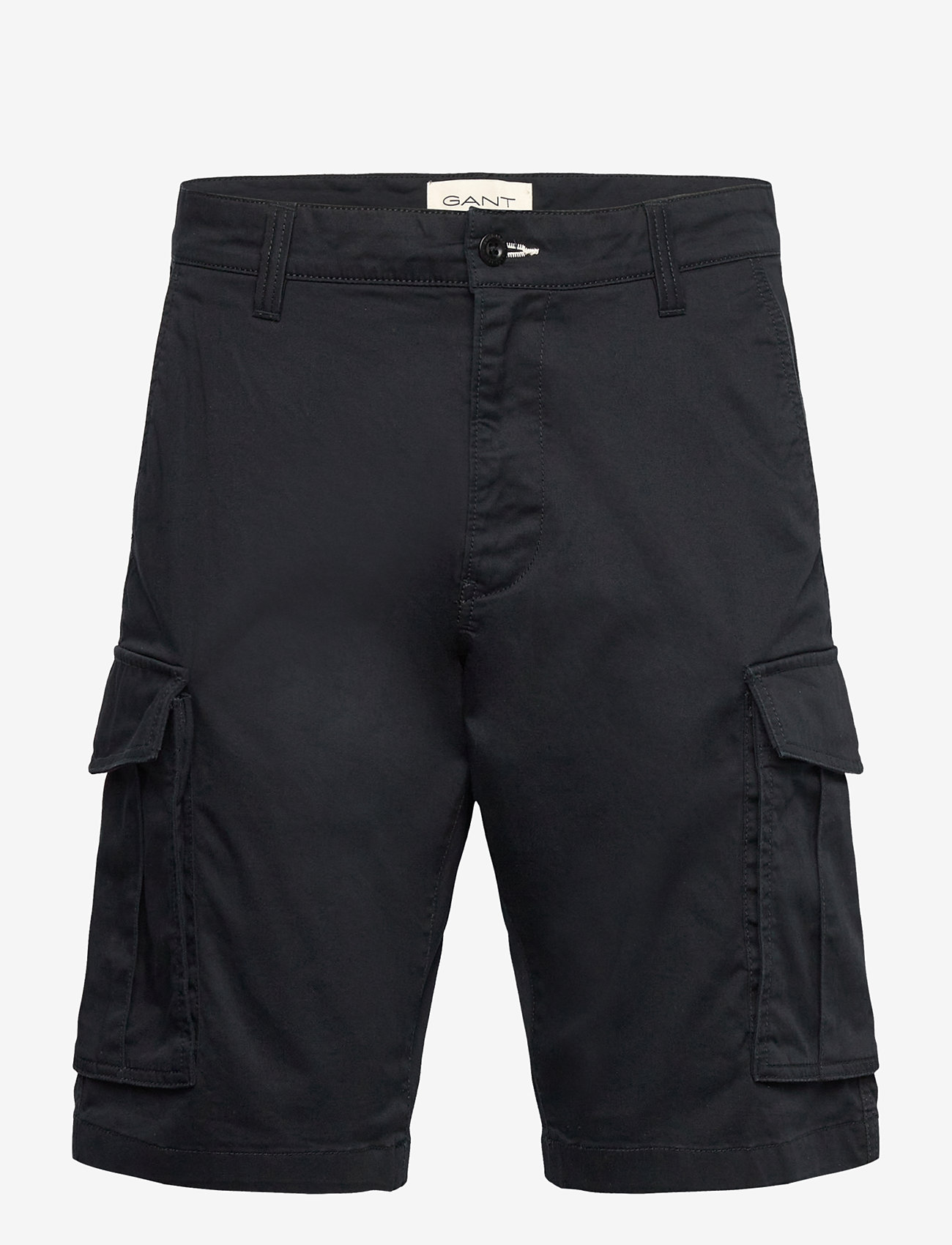 GANT - RELAXED TWILL CARGO SHORTS - cargo shorts - black - 0