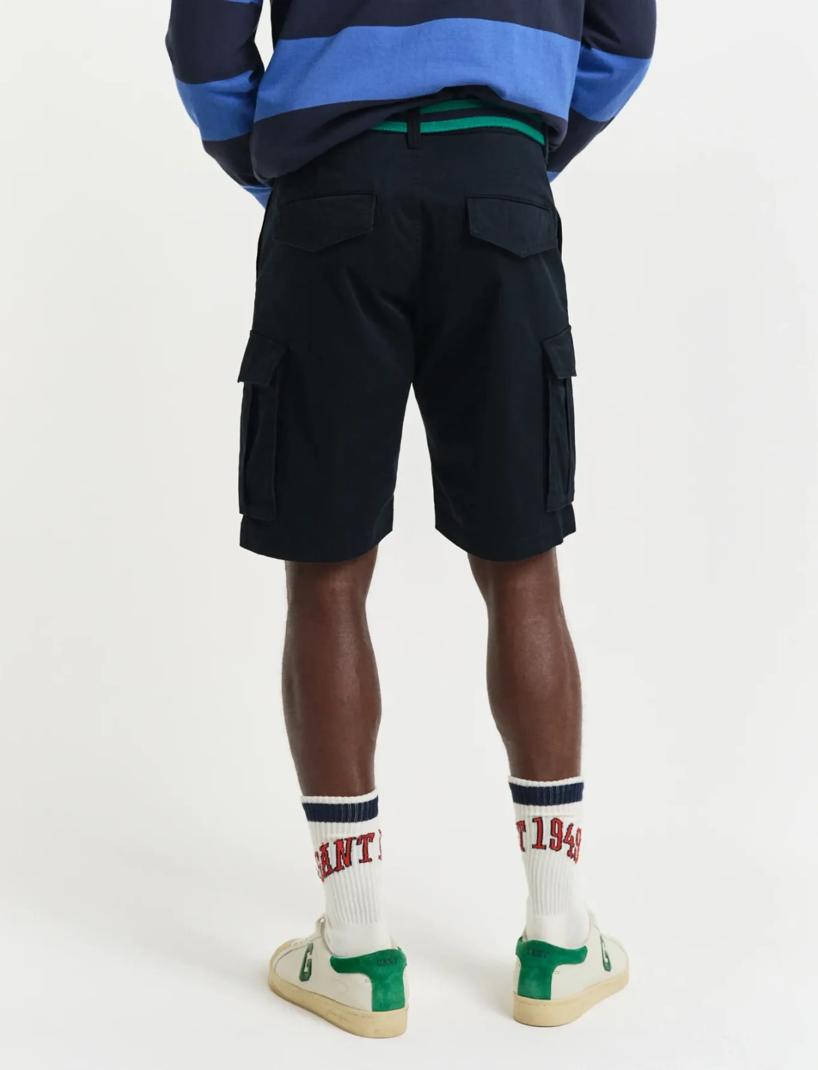 Gant - RELAXED TWILL CARGO SHORTS - cargo shorts - black - 3