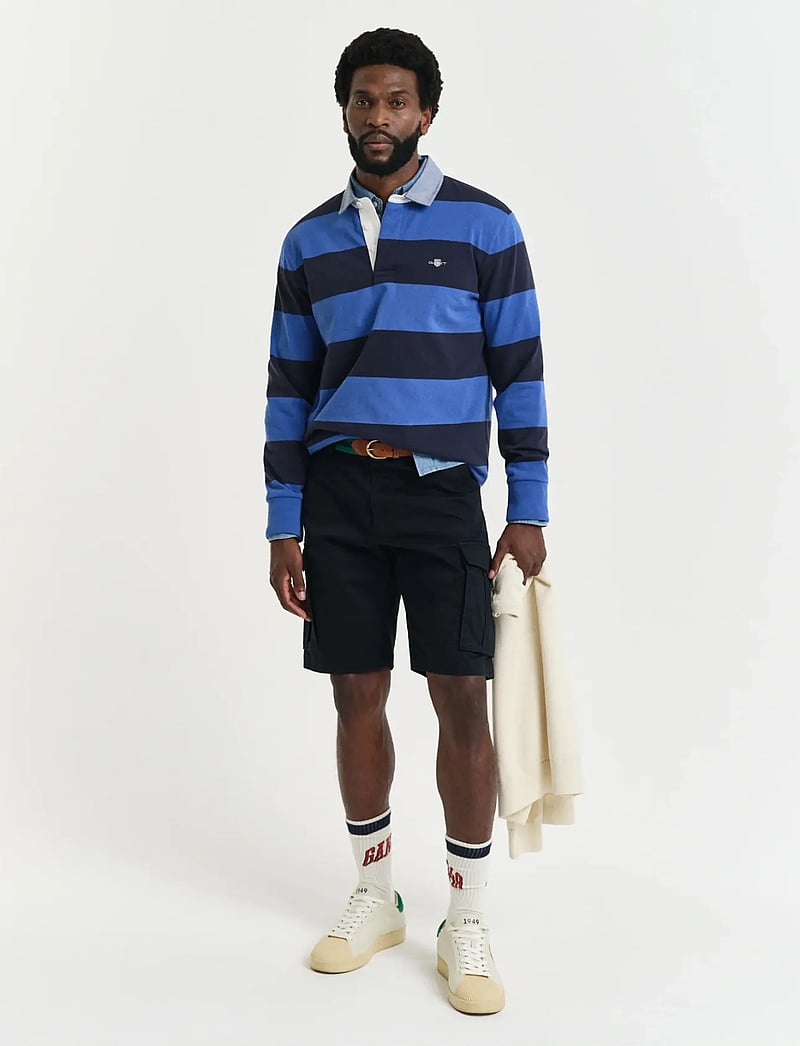Gant - RELAXED TWILL CARGO SHORTS - cargo shorts - black - 5