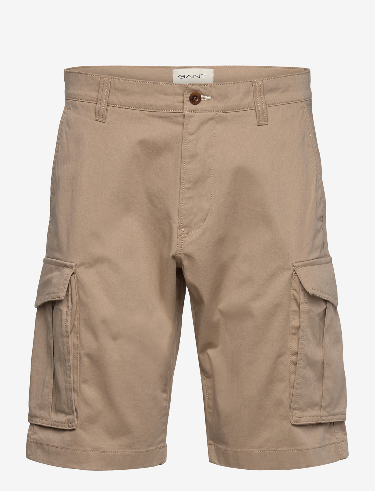 GANT - RELAXED TWILL CARGO SHORTS - cargo shorts - dark khaki - 1