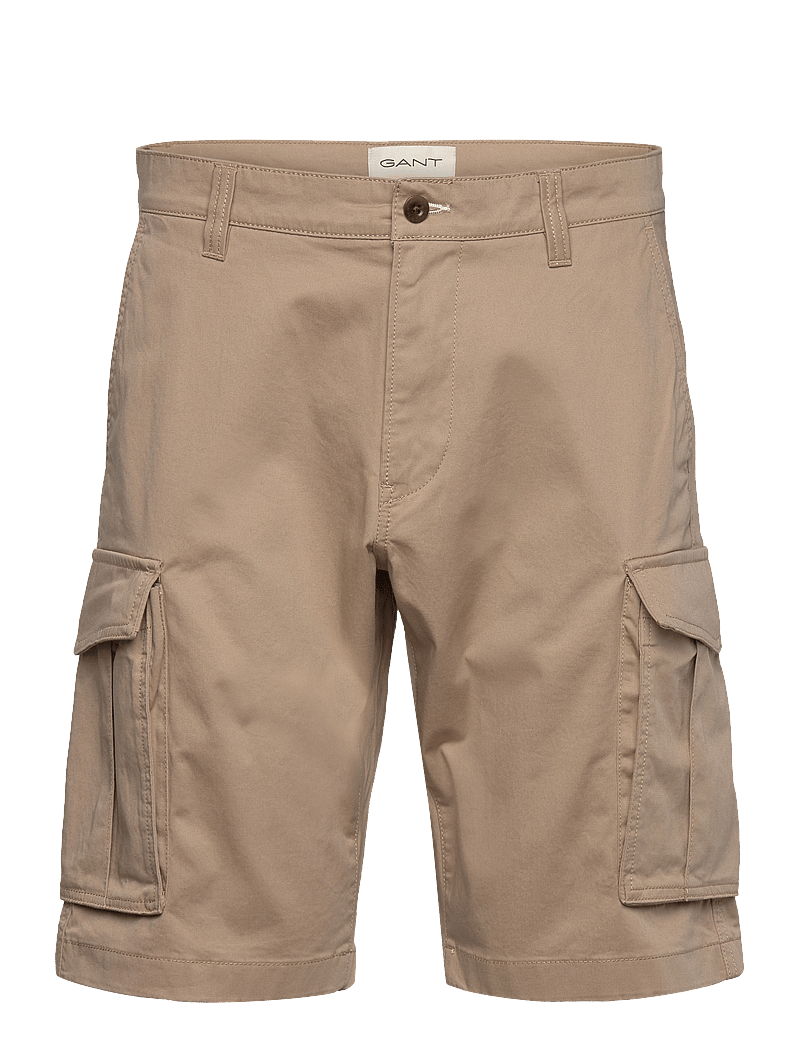 GANT - RELAXED TWILL CARGO SHORTS - cargo shorts - dark khaki - 1