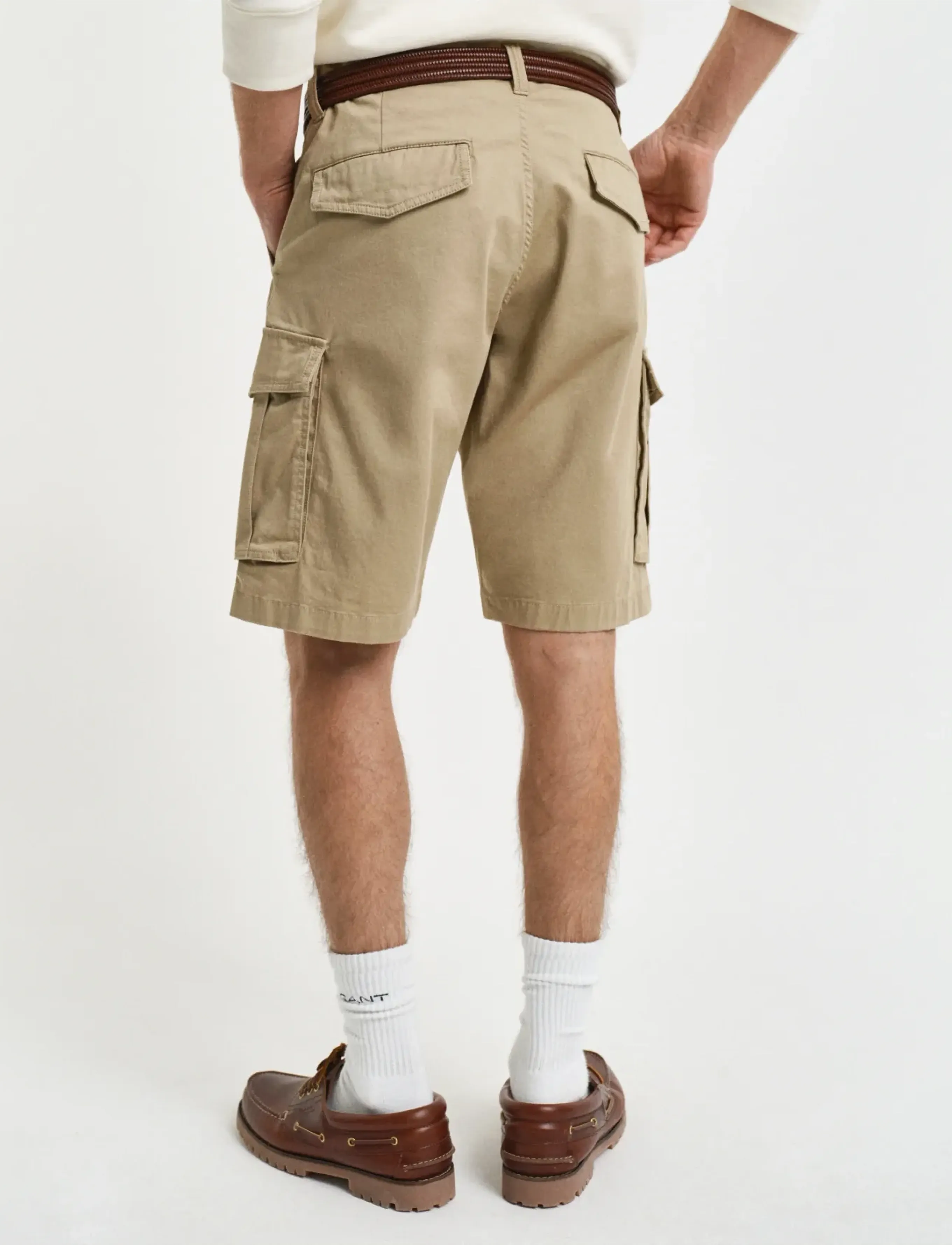 Gant - RELAXED TWILL CARGO SHORTS - cargo shorts - dark khaki - 3