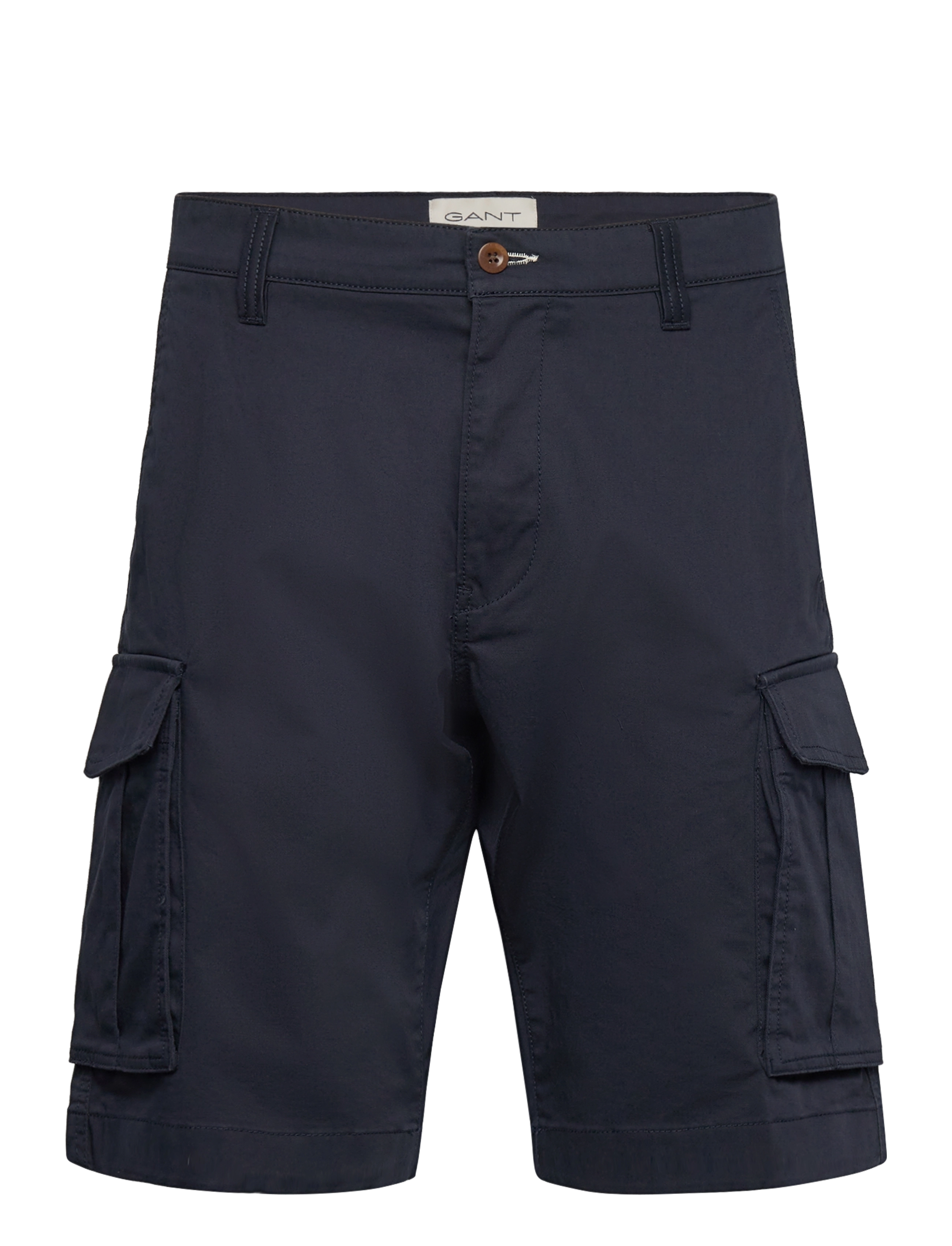 RELAXED TWILL CARGO SHORTS - MARINE