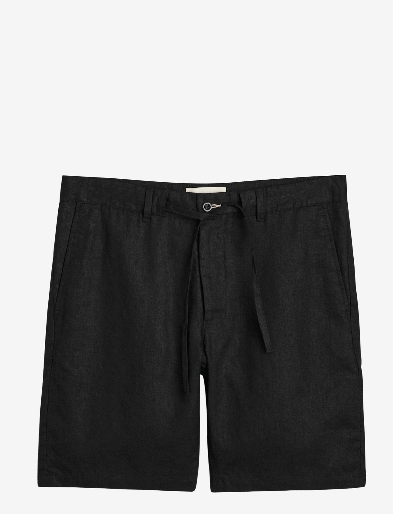GANT - RELAXED LINEN DS SHORTS - linneshorts - black - 1